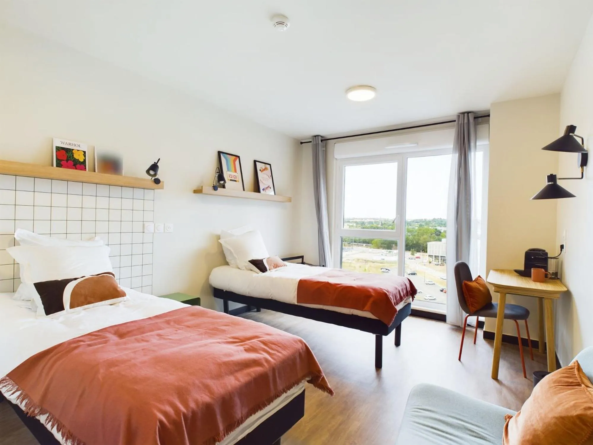 Coffee/tea facilities, Bed in Hife Toulouse Sud Labège