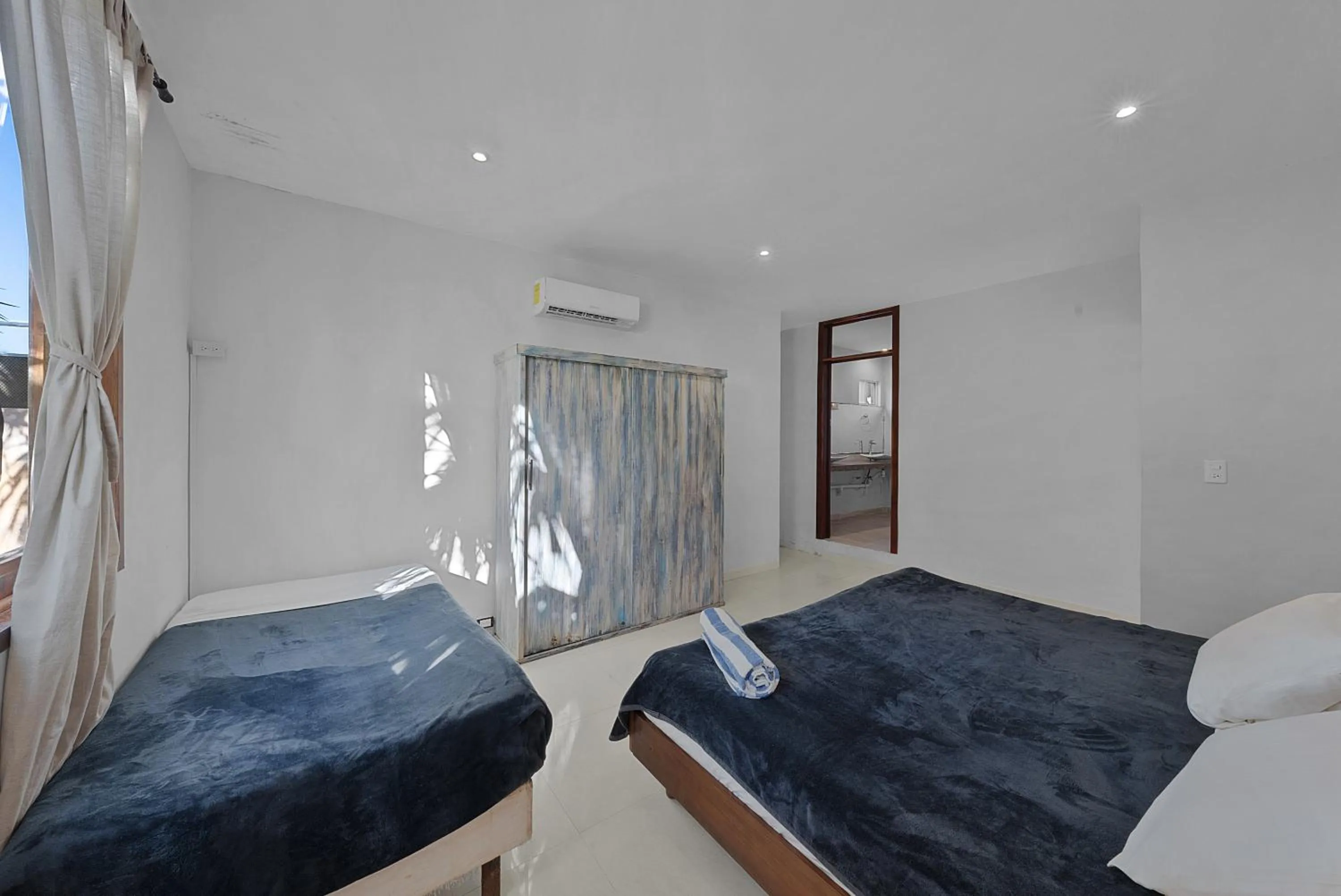 Bed in Playa Canek Beachfront Eco Hotel