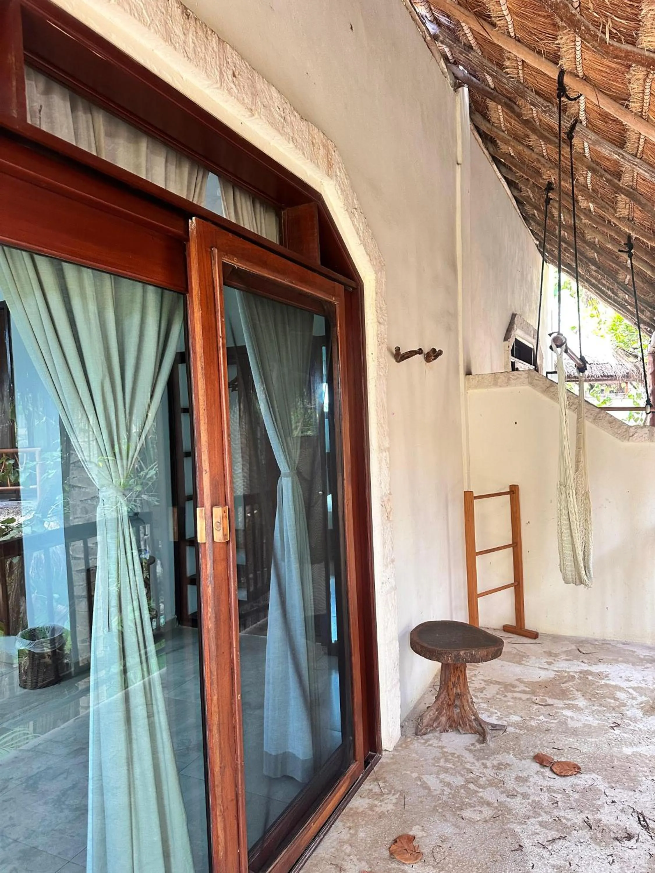 Balcony/Terrace in Playa Canek Beachfront Eco Hotel