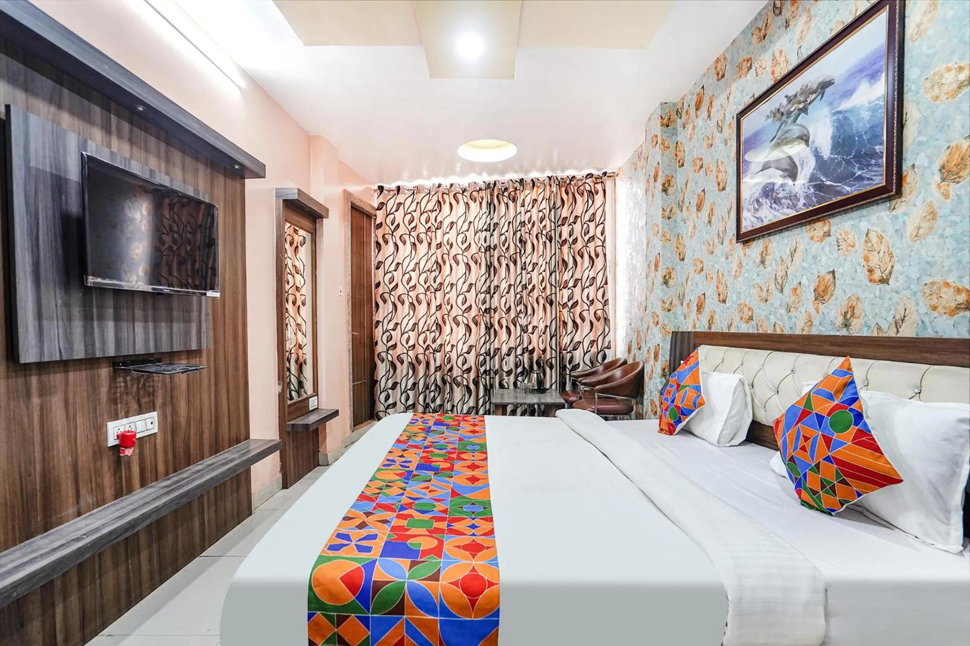 Bed in Super OYO Hotel O Rameshwaram Inn