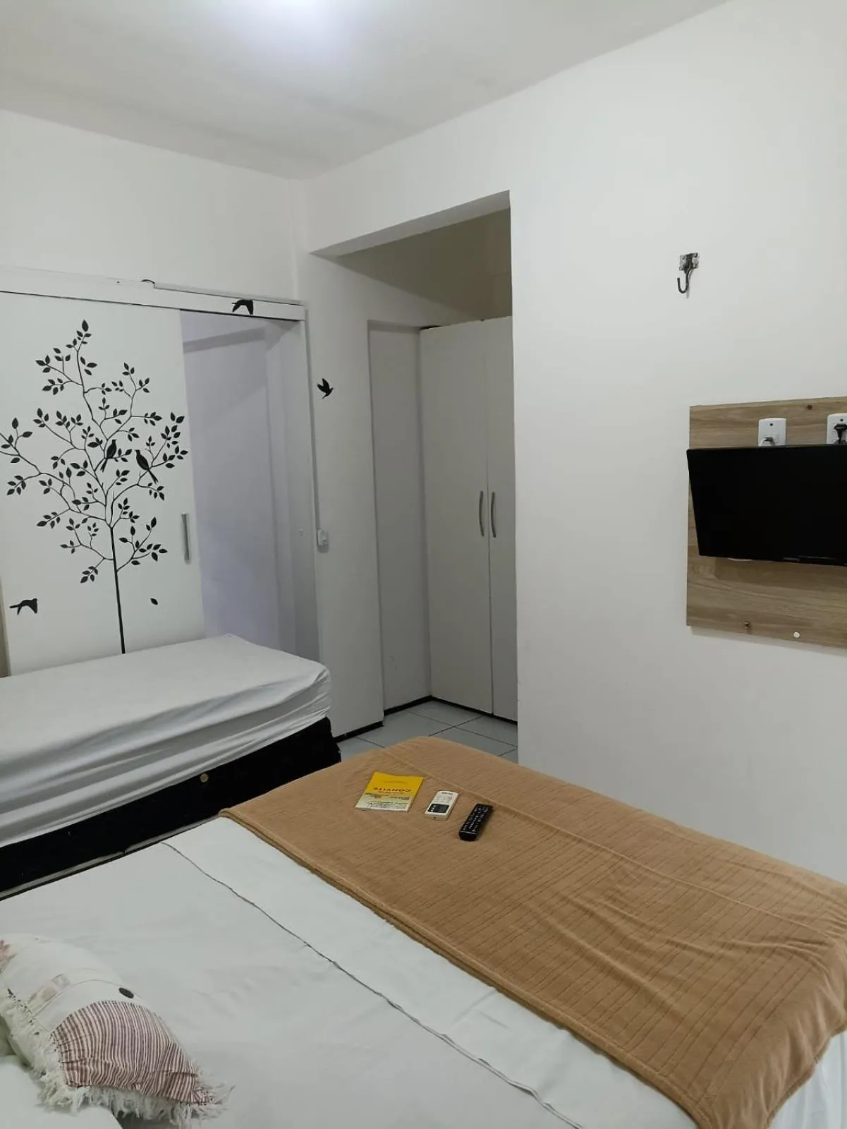 Bed in Brisa Brasil Residence