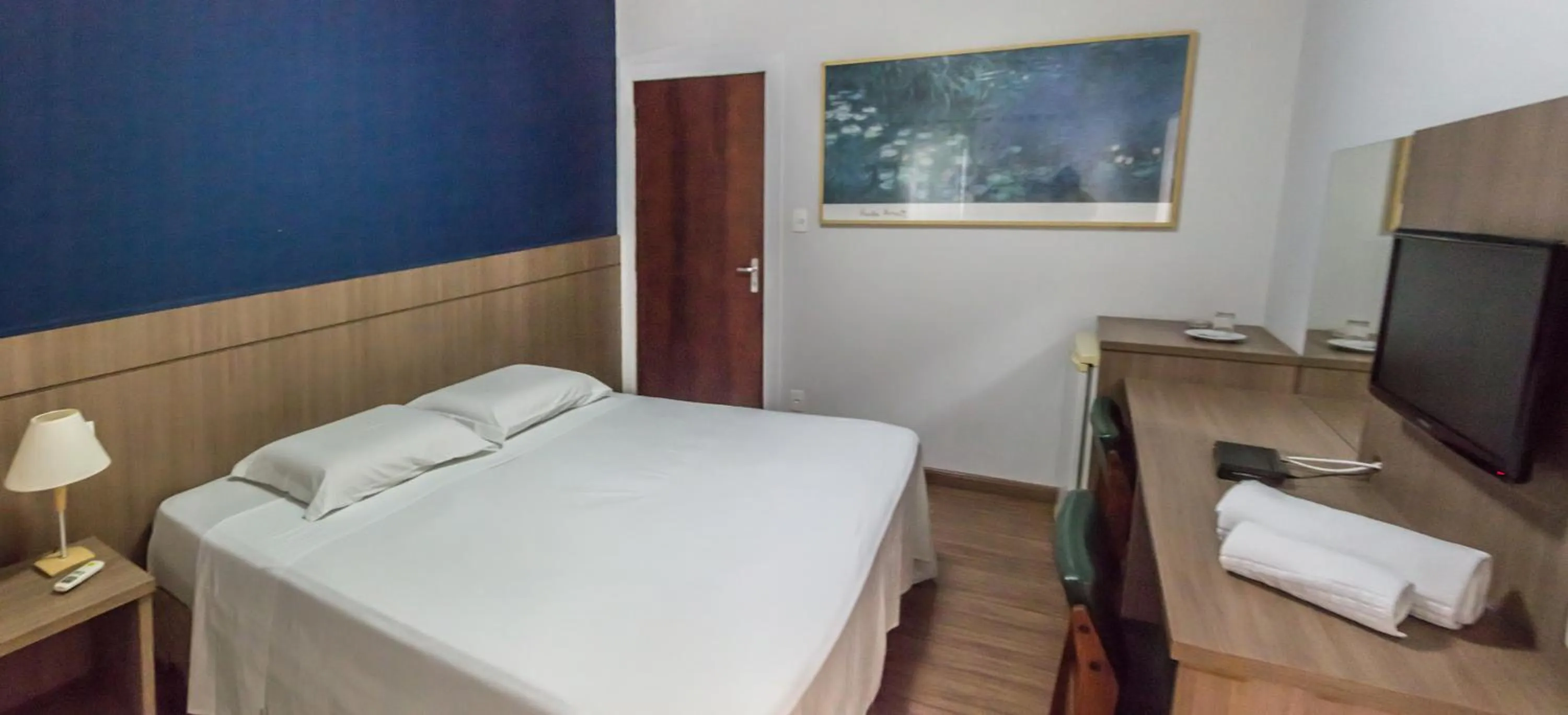 TV and multimedia, Bed in Samambaia Executive Hotel