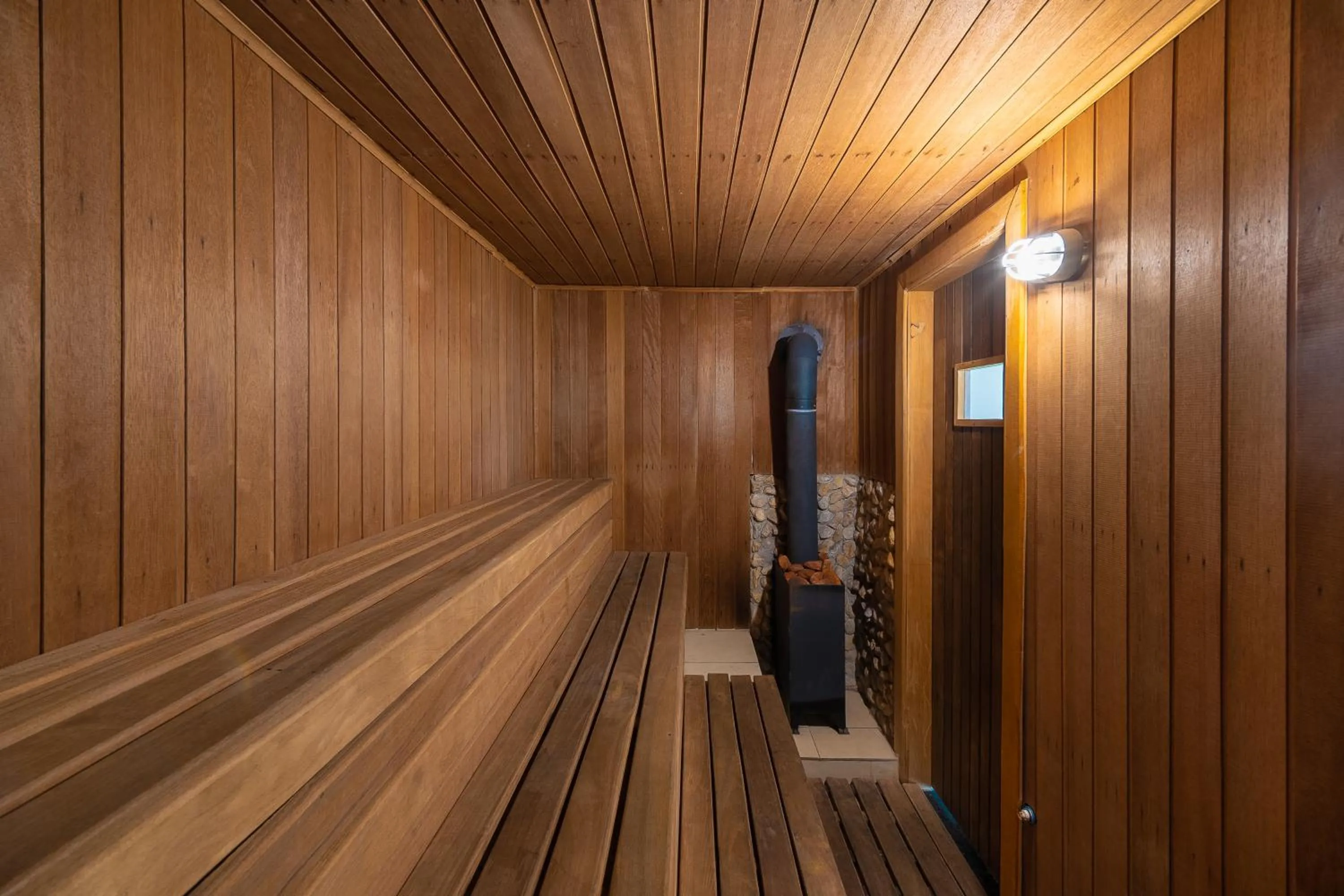 Sauna in Faro Hotel Atibaia