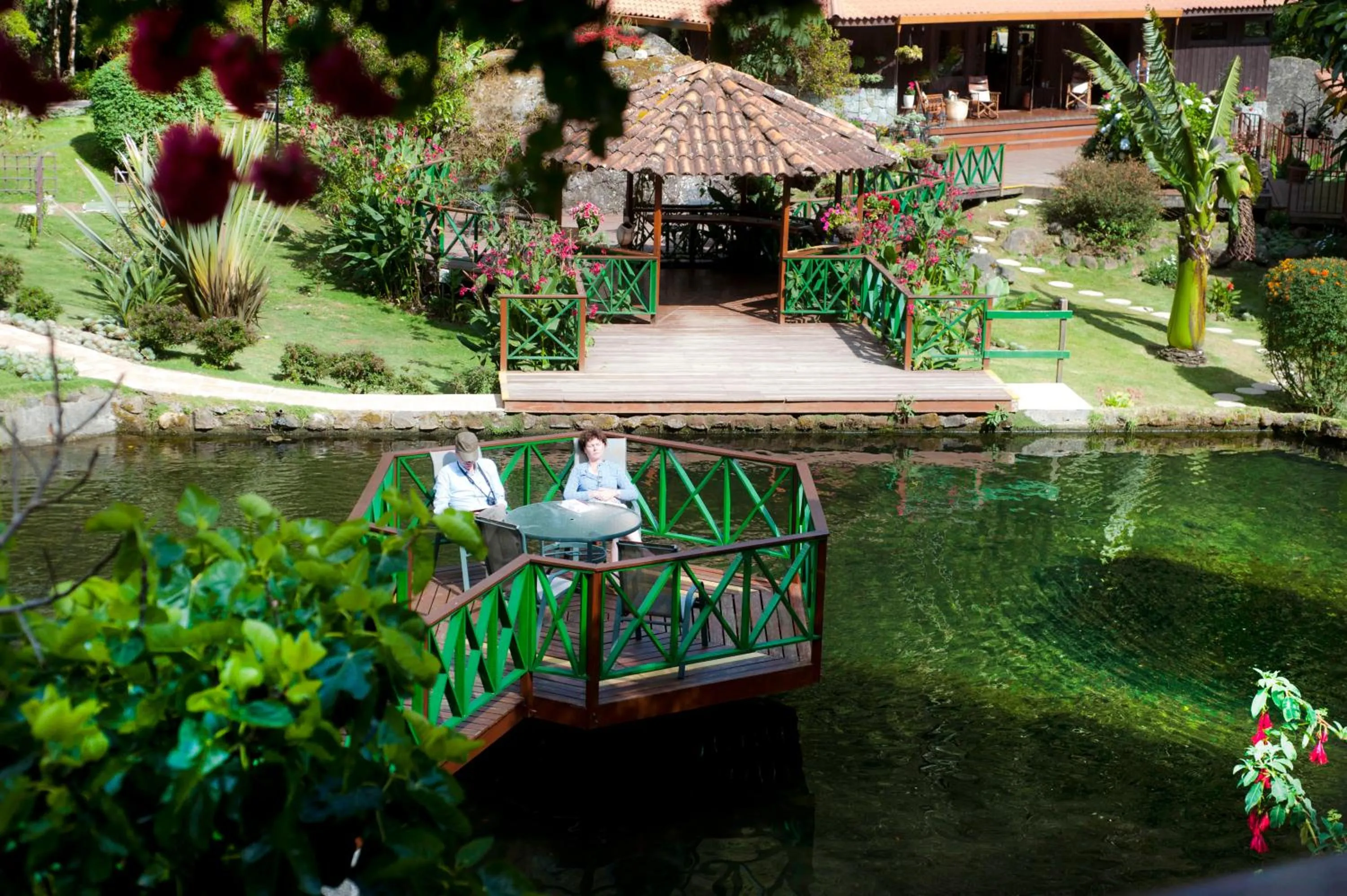 Patio in Trogon Lodge