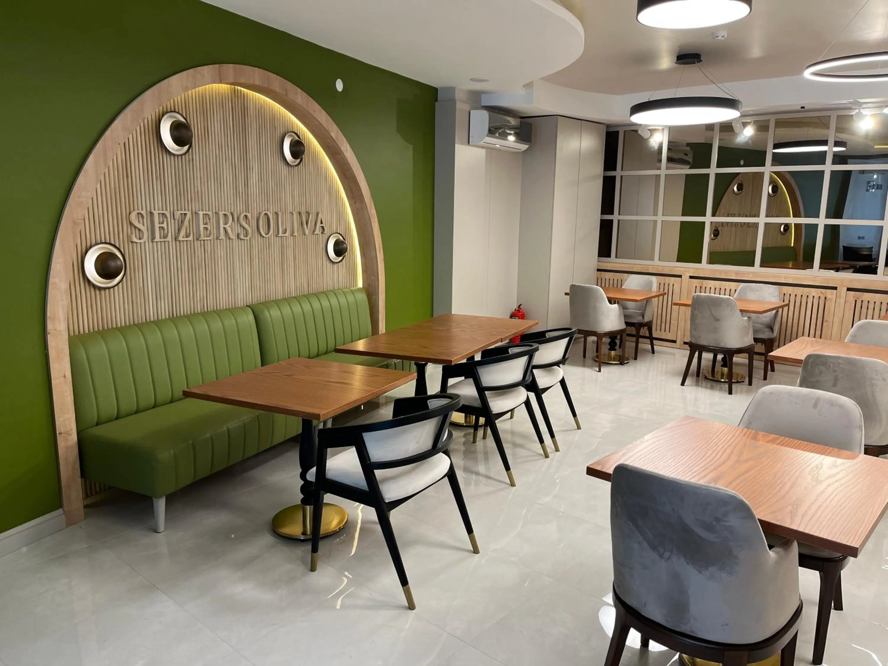 Seating area in Sezer's Oliva Hotel