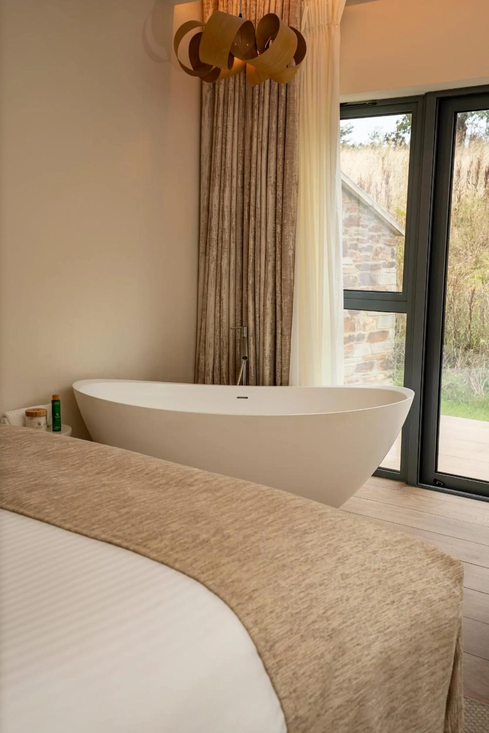 Bed in Boringdon Hall Hotel and Spa