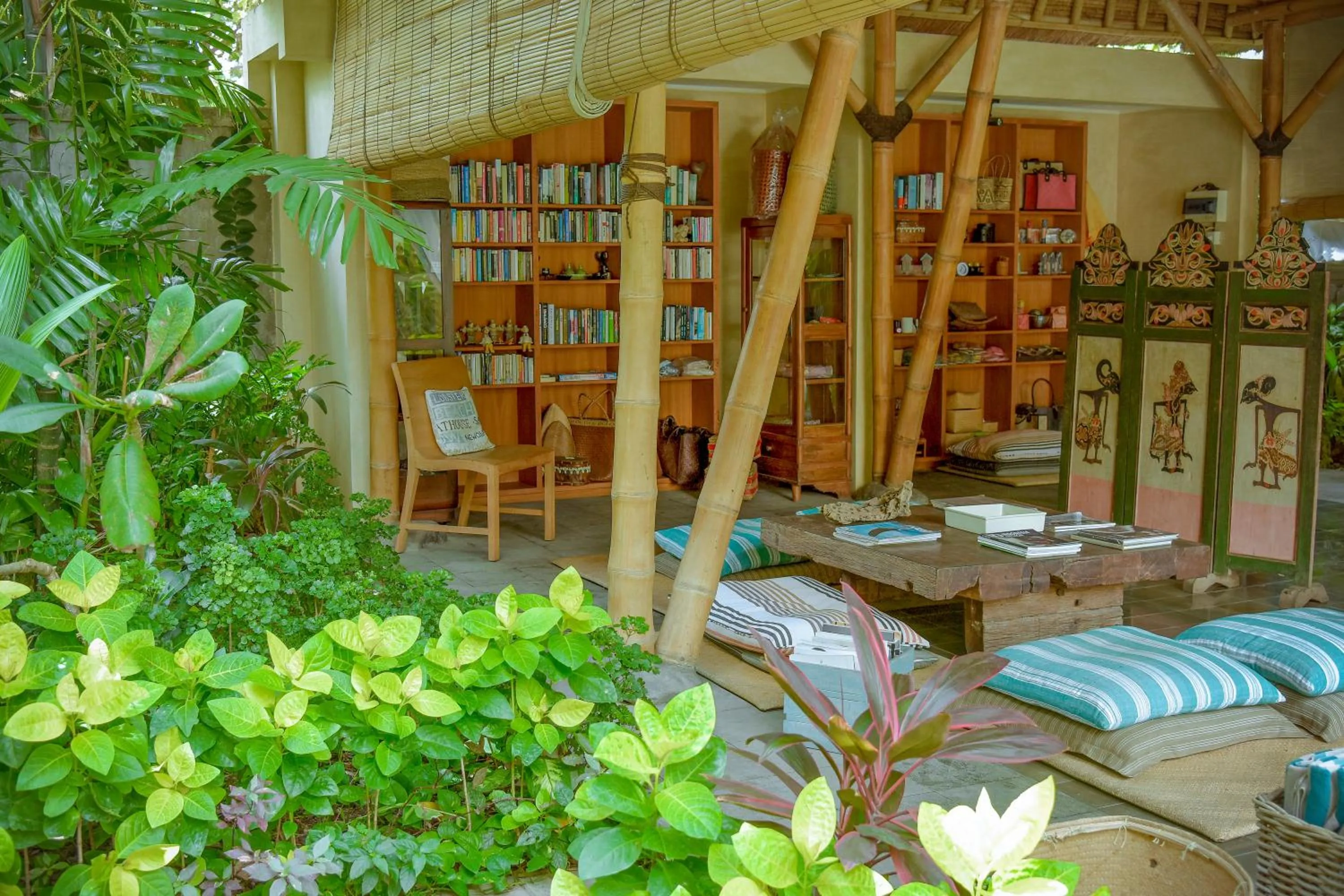 Library in The Open House Jimbaran Bali
