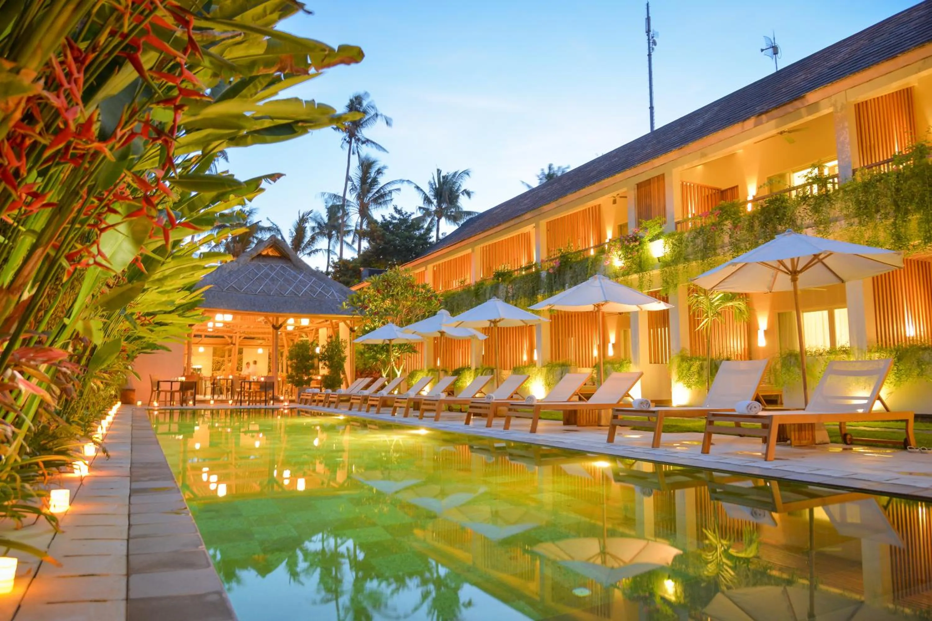 Swimming pool in The Open House Jimbaran Bali
