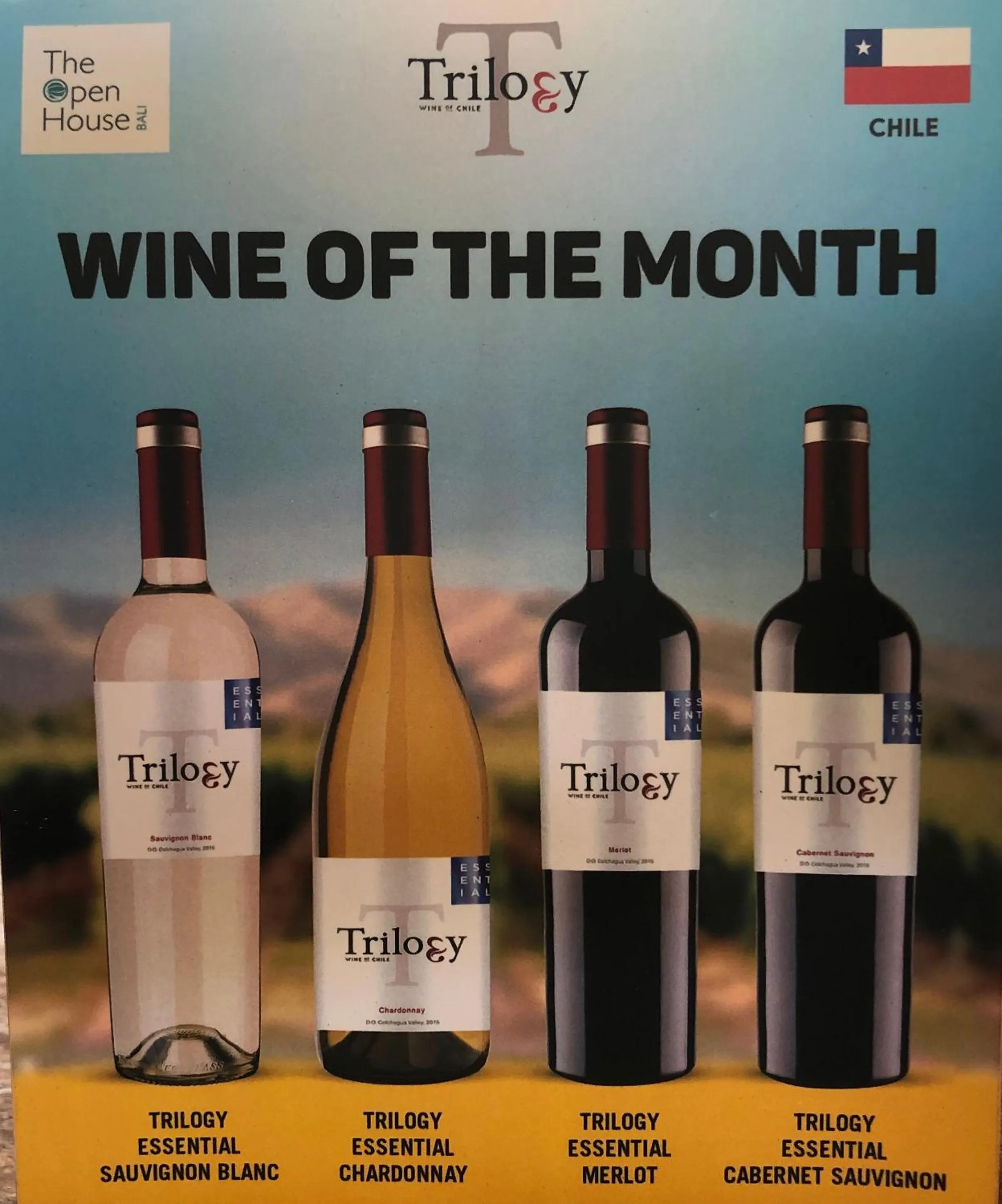 Alcoholic drinks in The Open House Jimbaran Bali