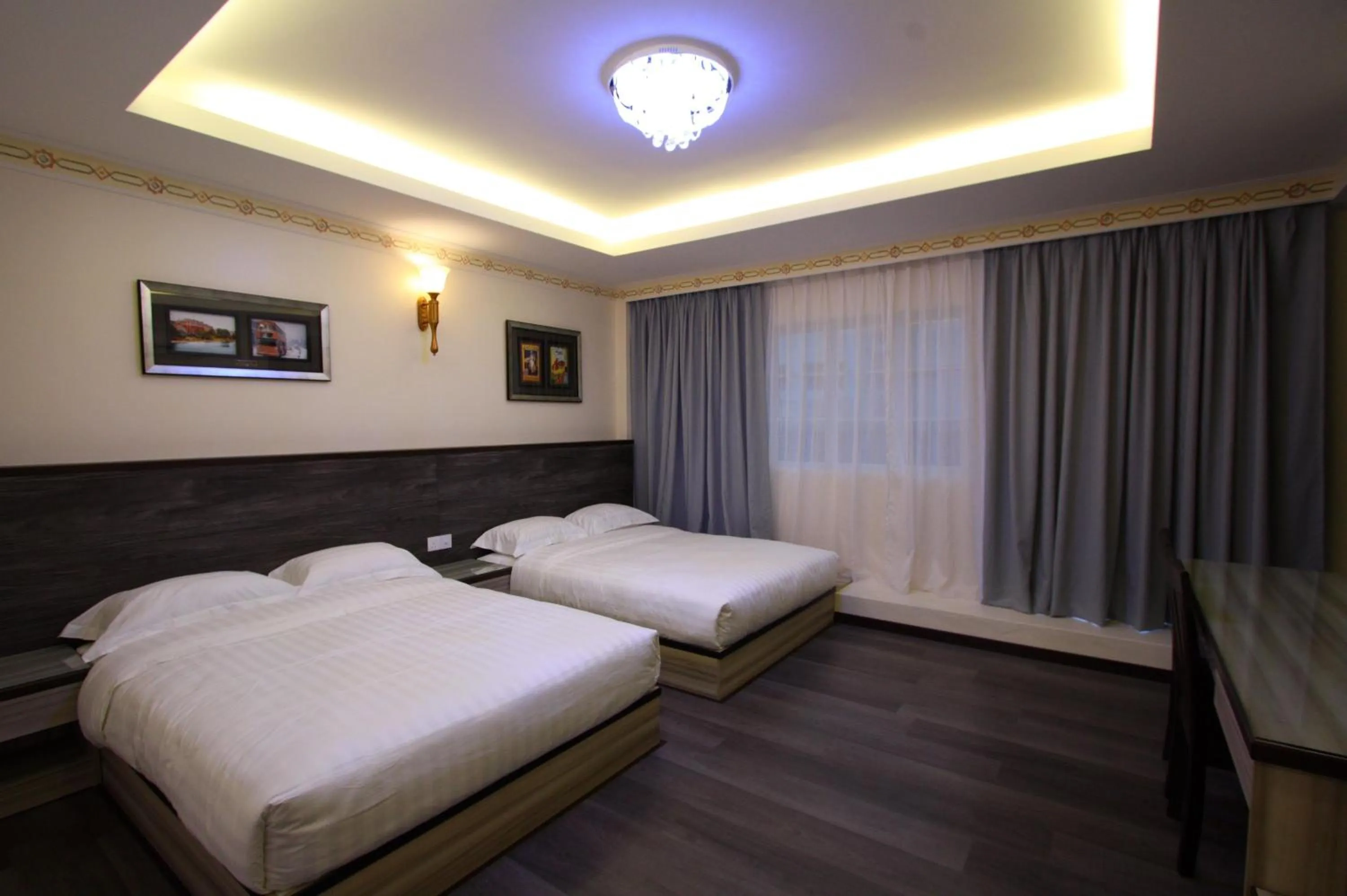 Bed in Shamrock Guest House