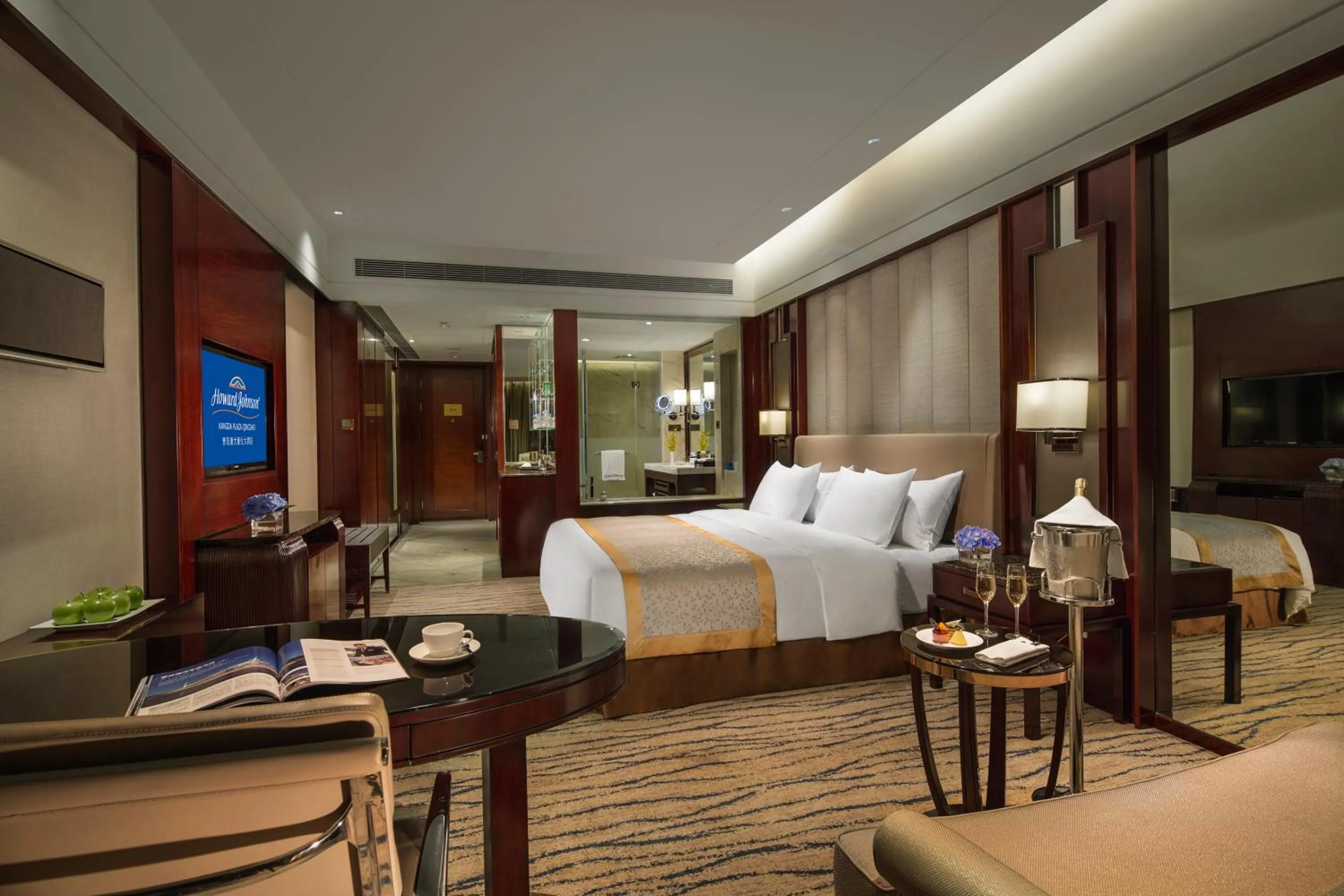 Bed in Kangda Howard Johnson Hotel Qingdao