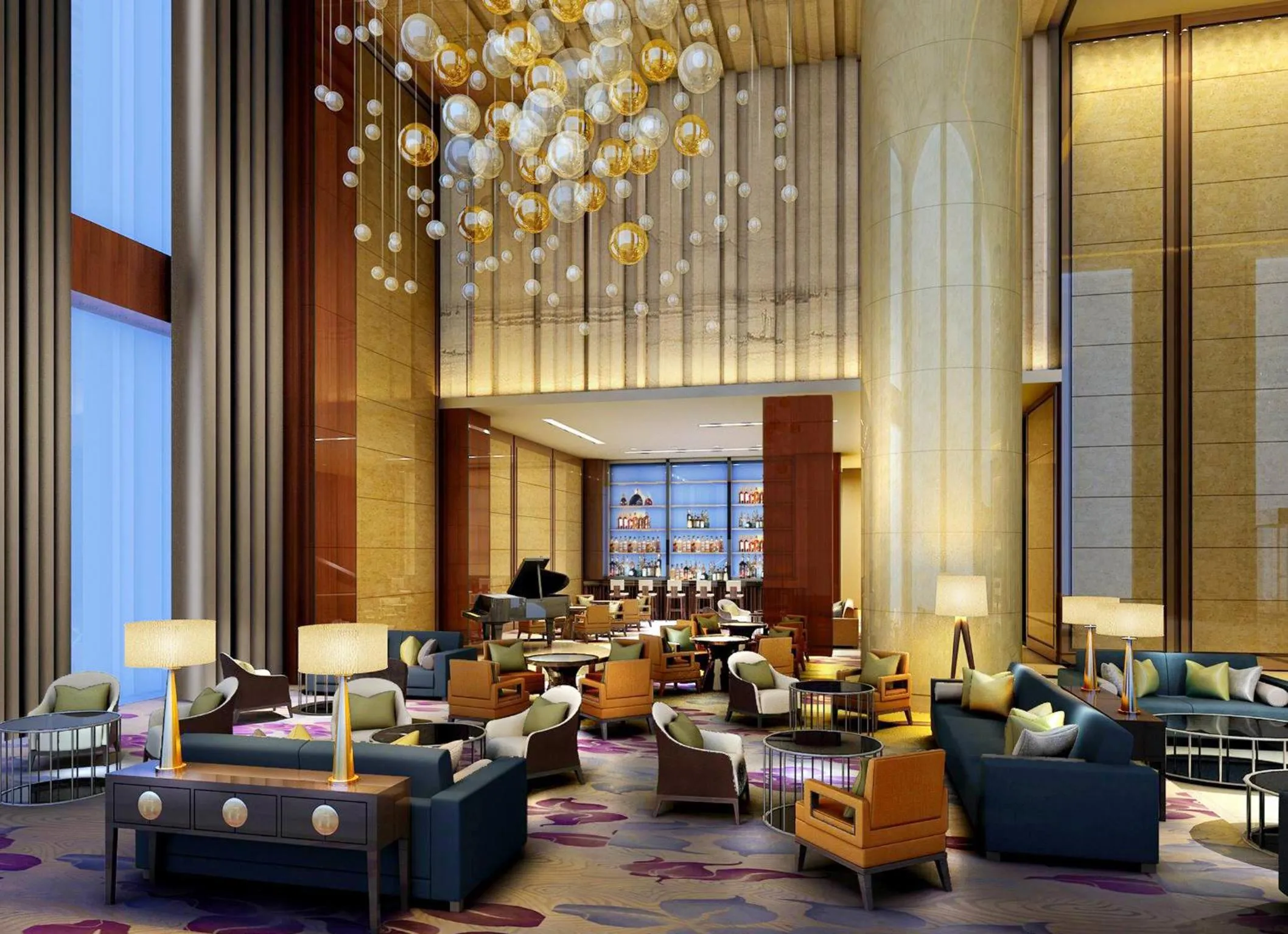 Lobby or reception in Kangda Howard Johnson Hotel Qingdao