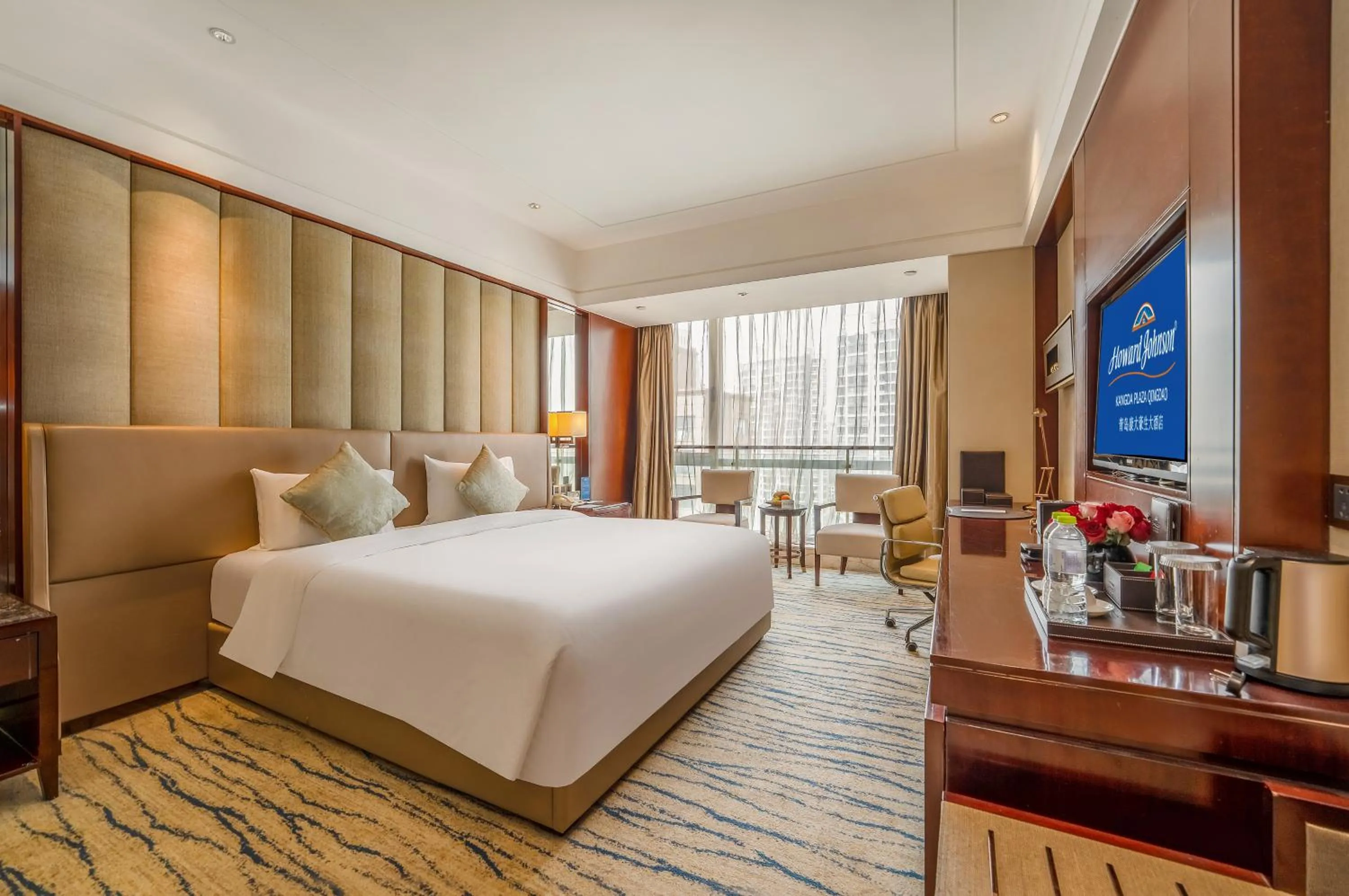 Bed in Kangda Howard Johnson Hotel Qingdao