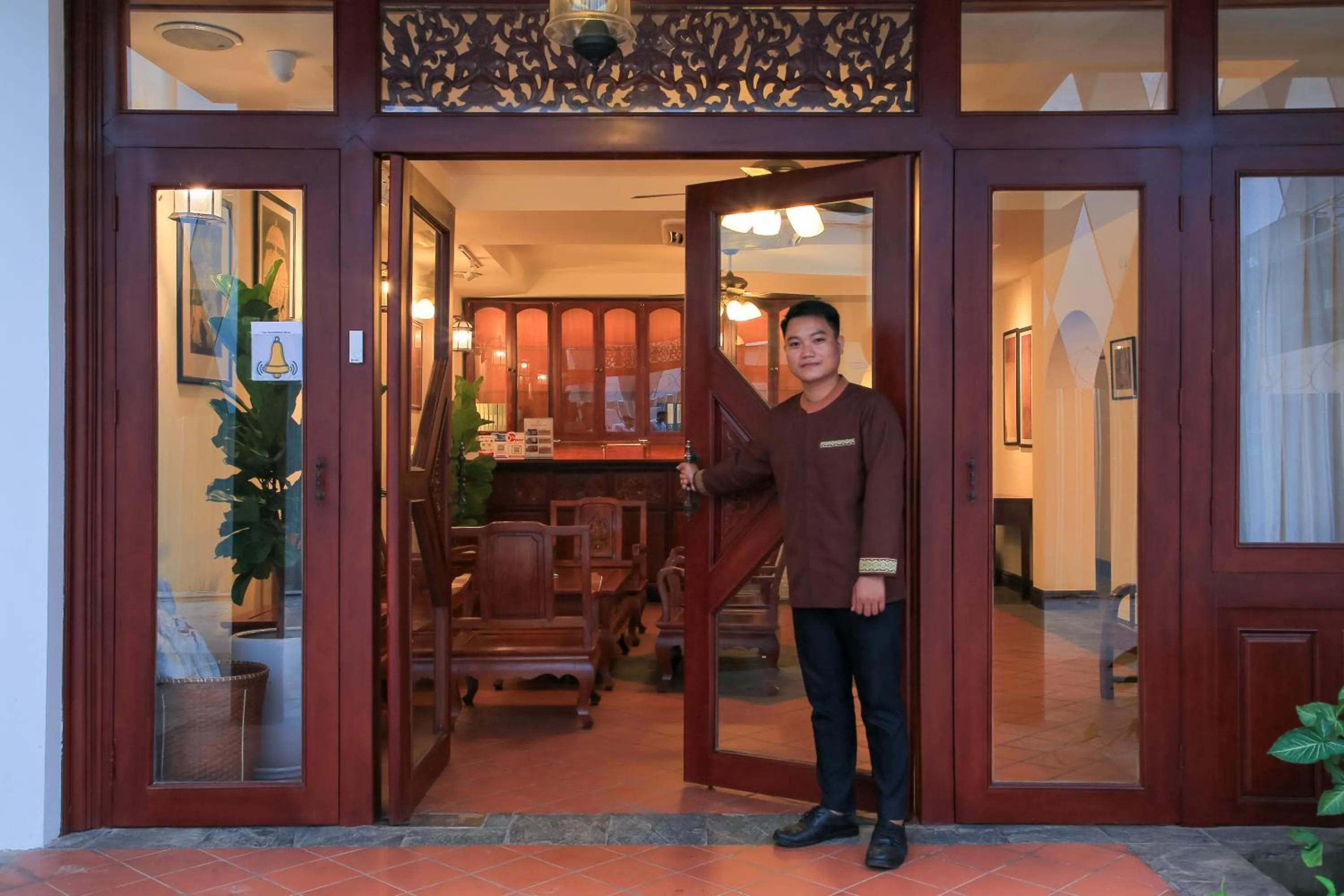 Staff in Phongsavath Boutique Hotel