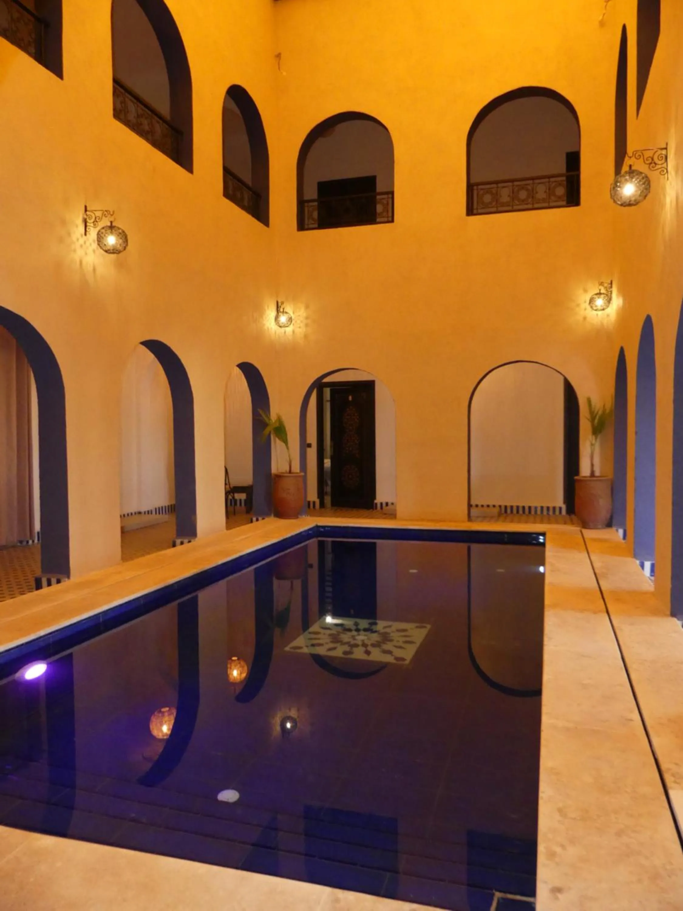 Pool view in Riad La Luna