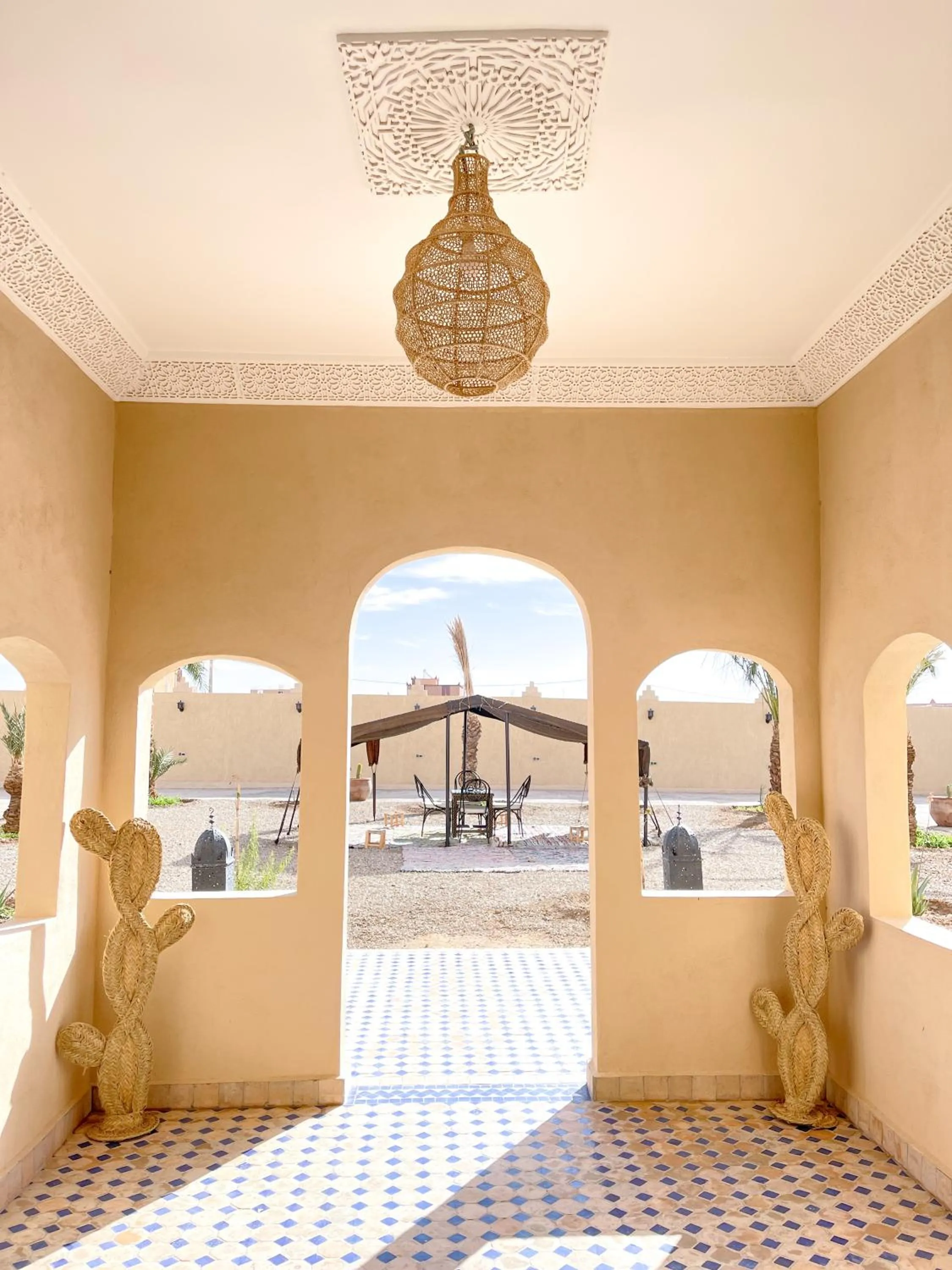 Patio in Riad La Luna