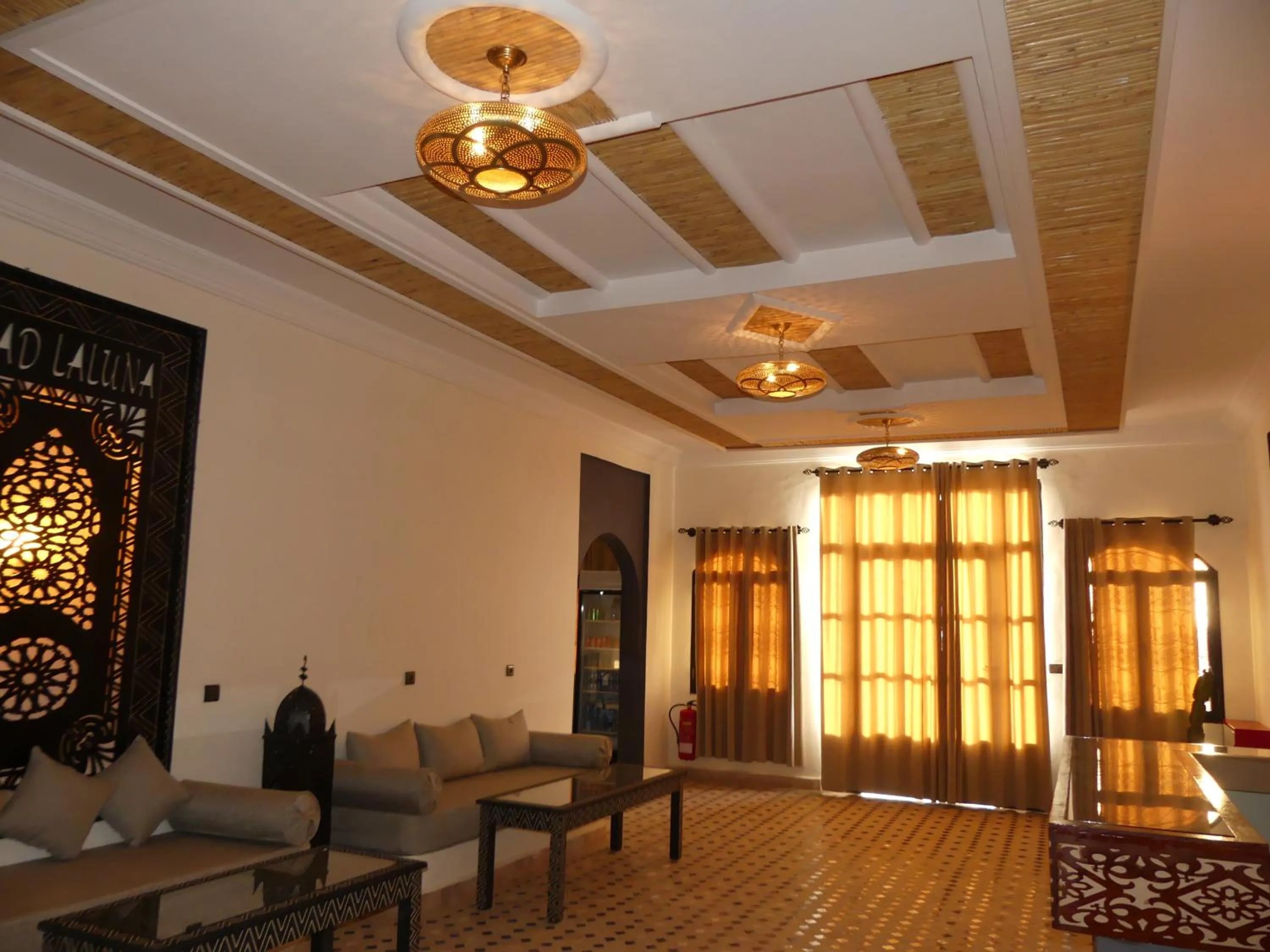 Living room in Riad La Luna