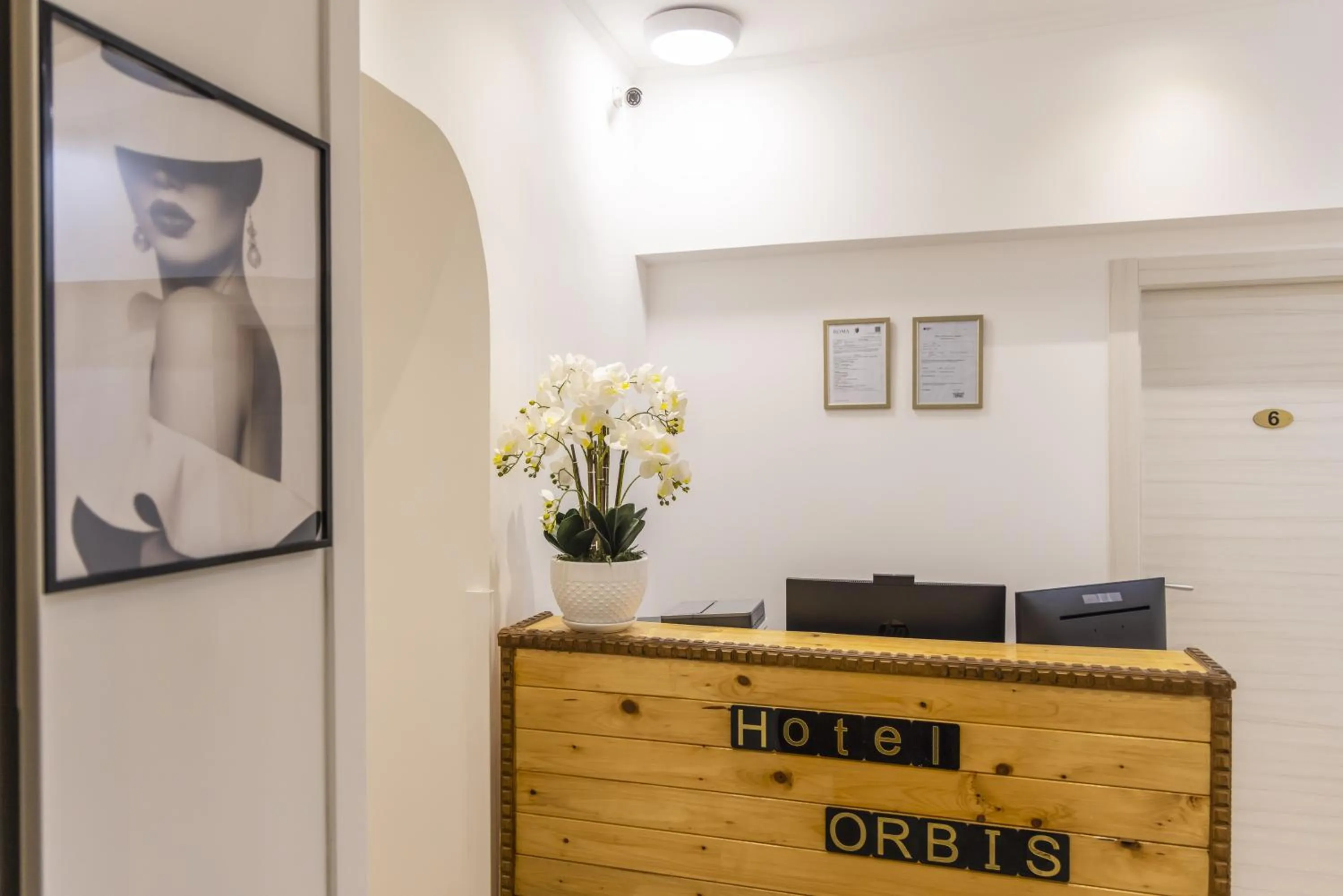 Lobby or reception in Hotel Orbis