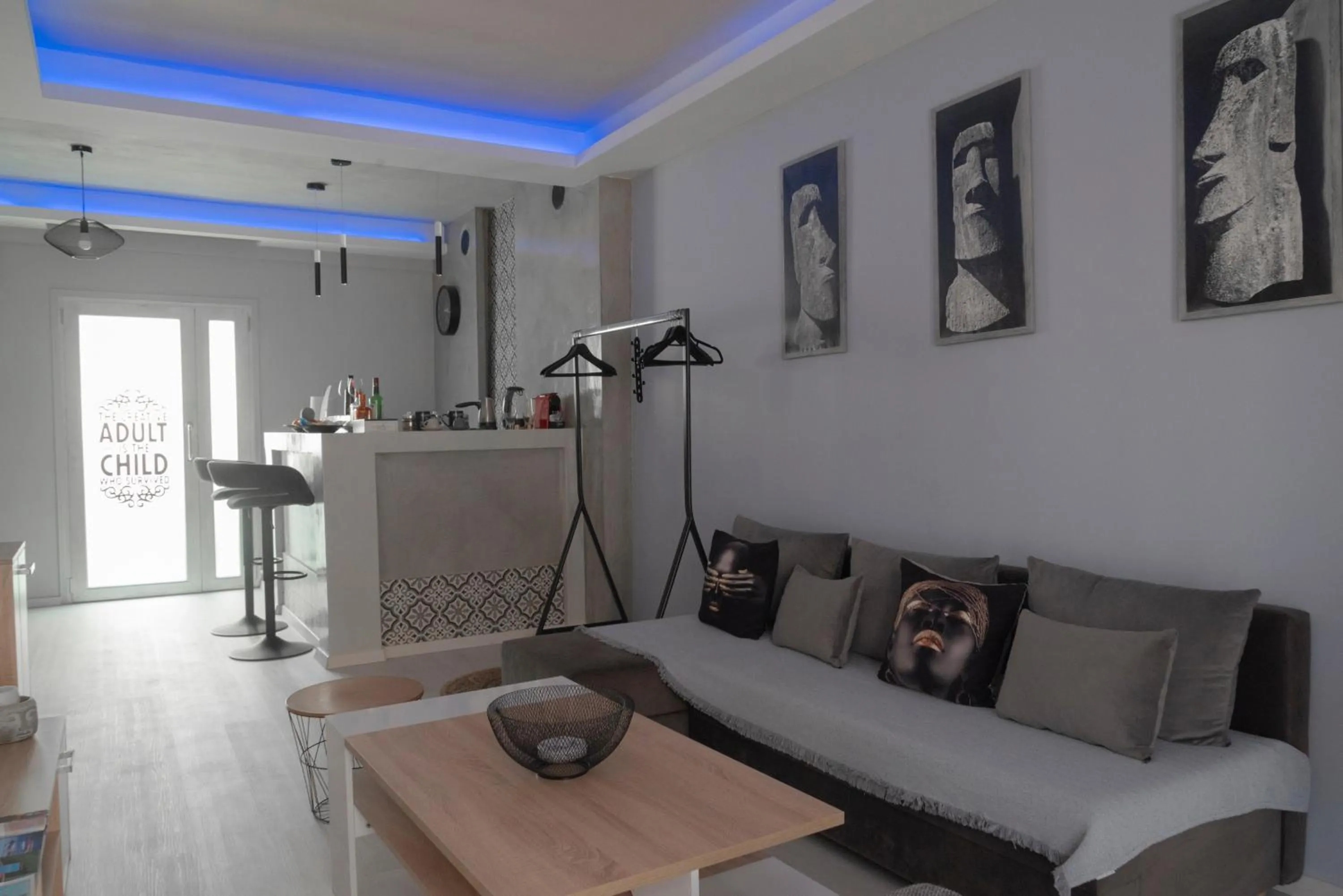 Living room in VIP Apt. Pezodromos Kalamarias