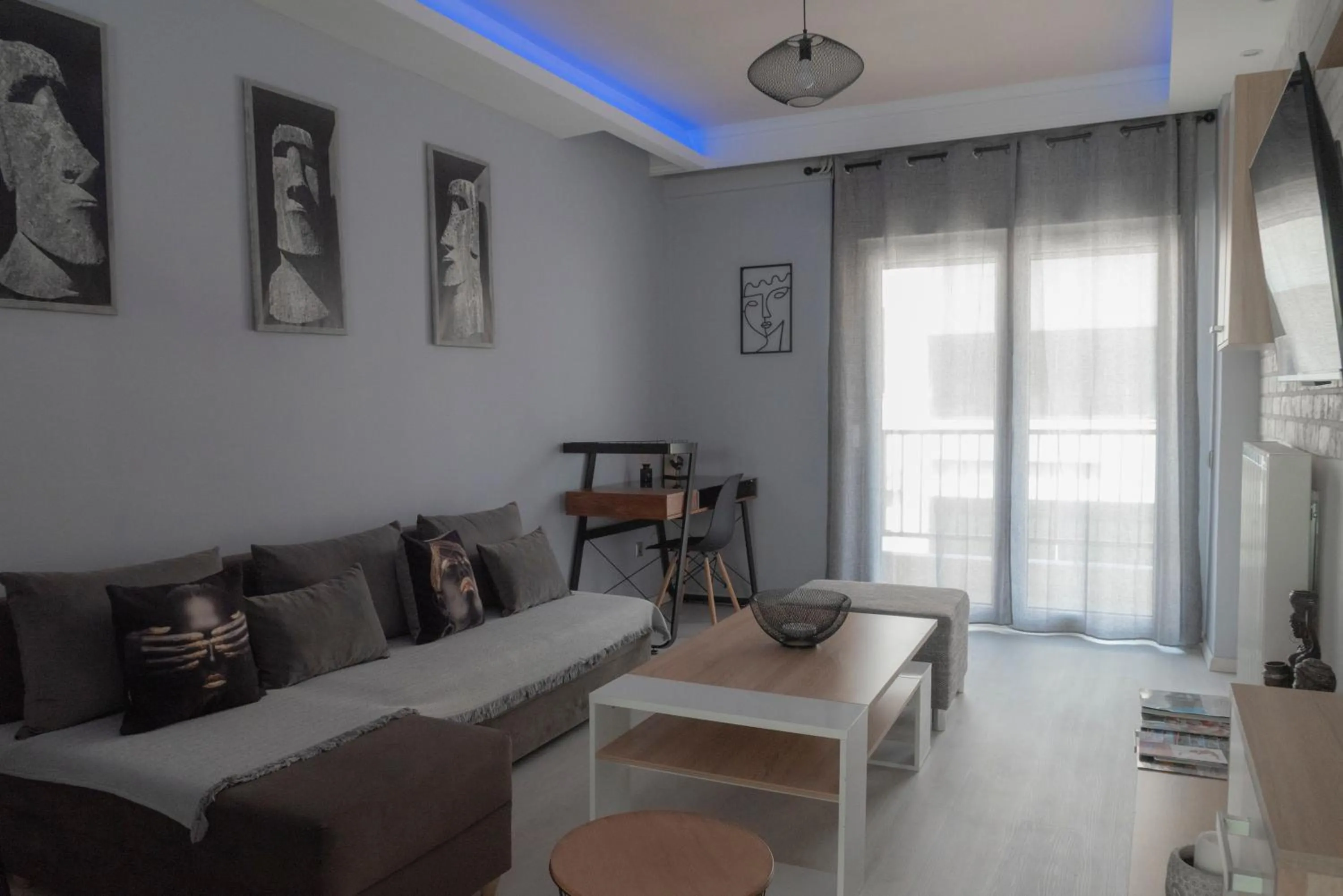 Living room in VIP Apt. Pezodromos Kalamarias