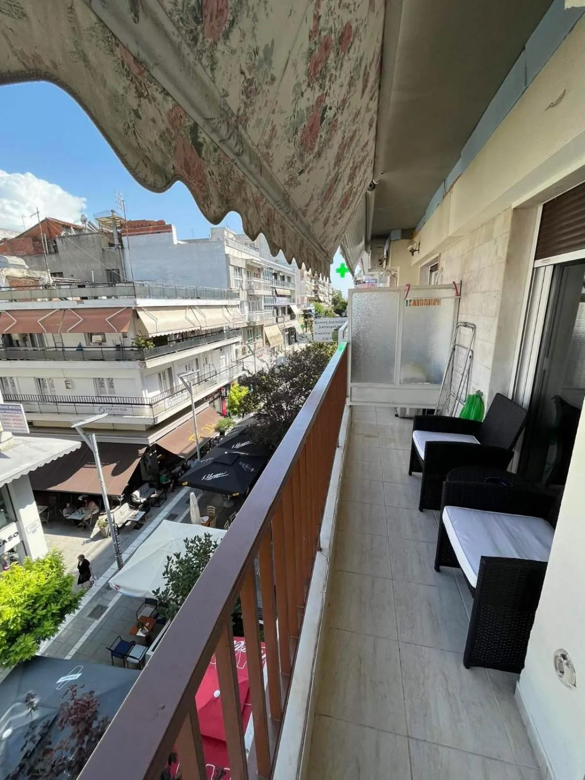Balcony/Terrace in VIP Apt. Pezodromos Kalamarias