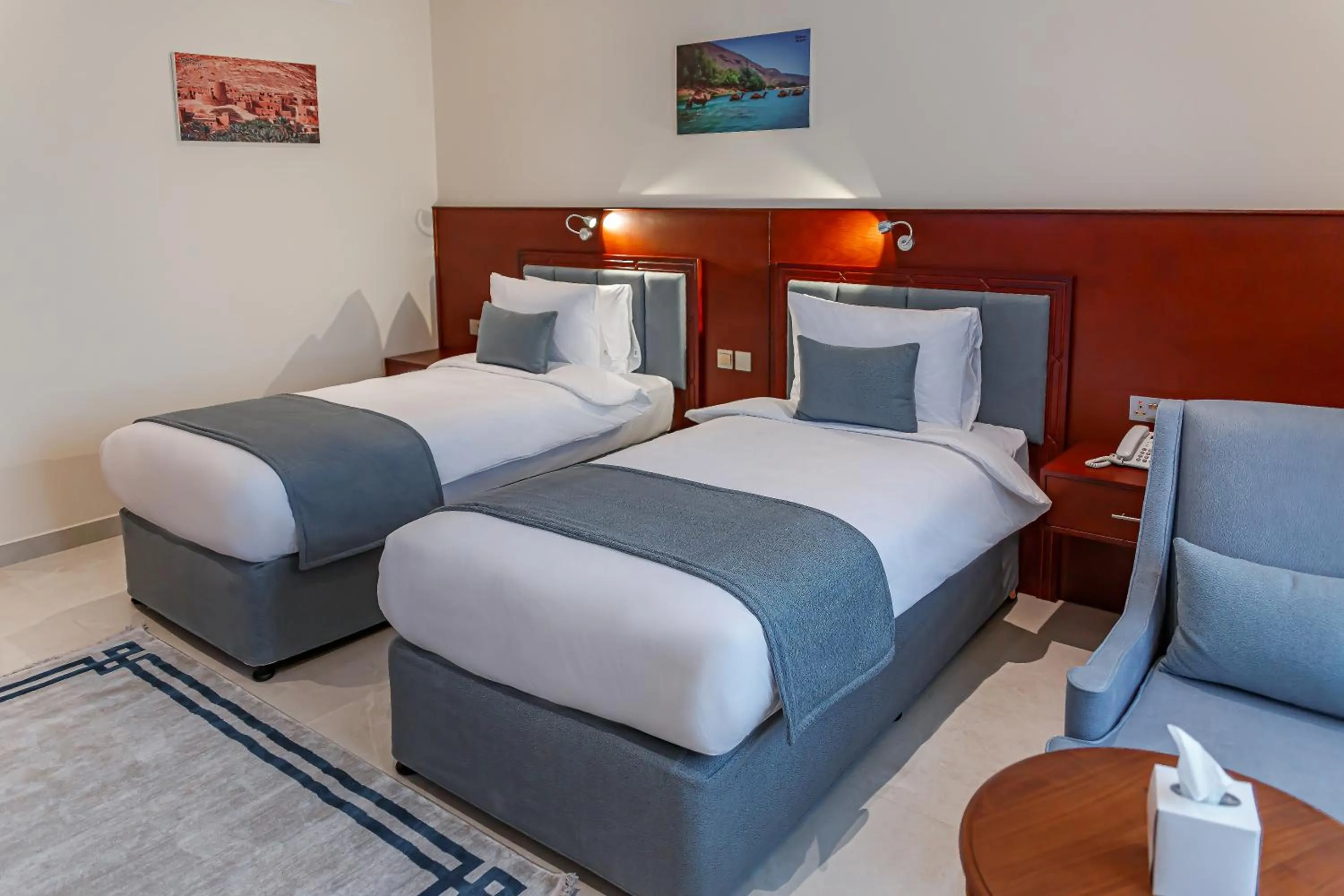 Bed in Salalah International Hotel