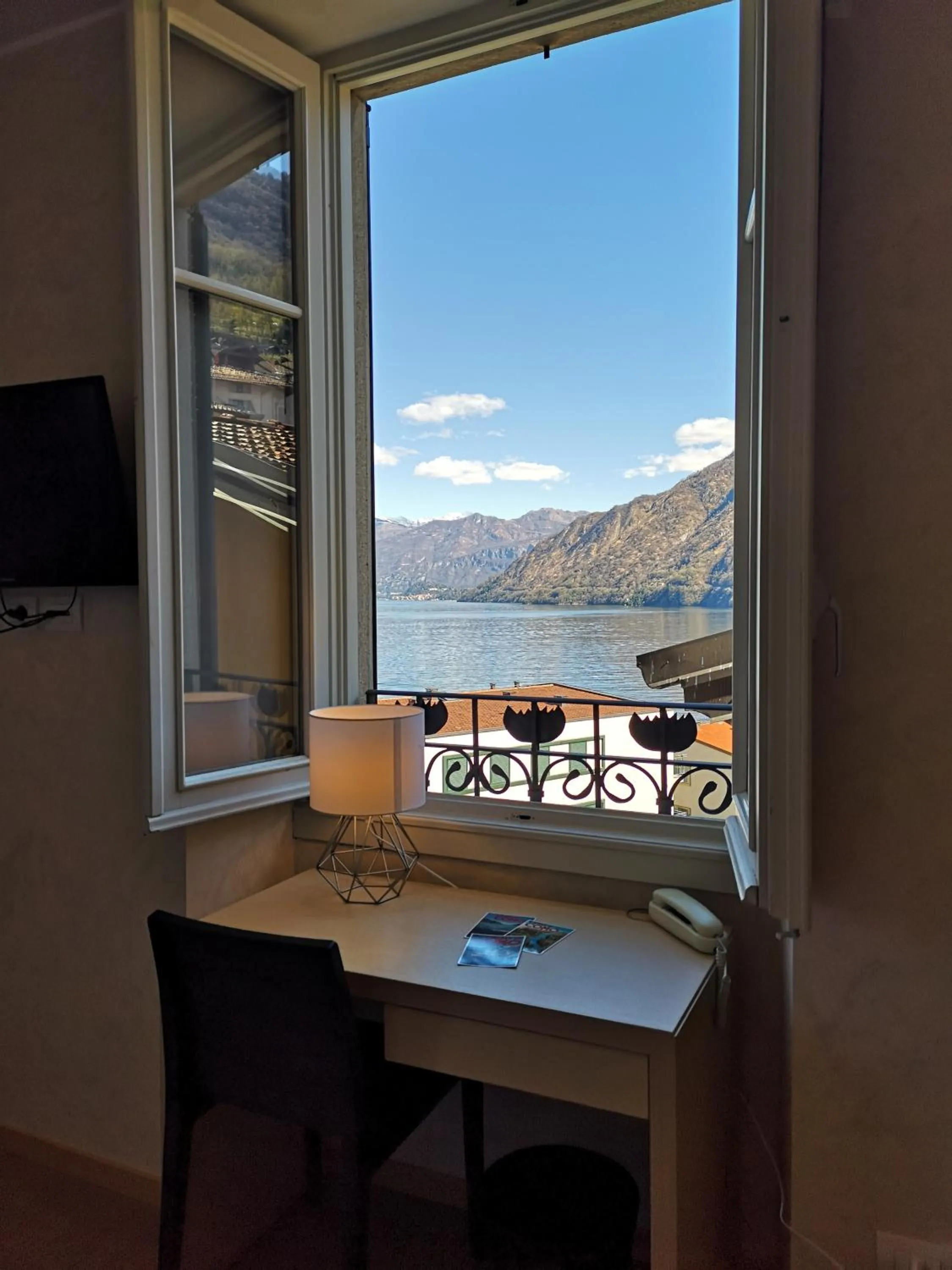 Lake view in Hotel Helvetia