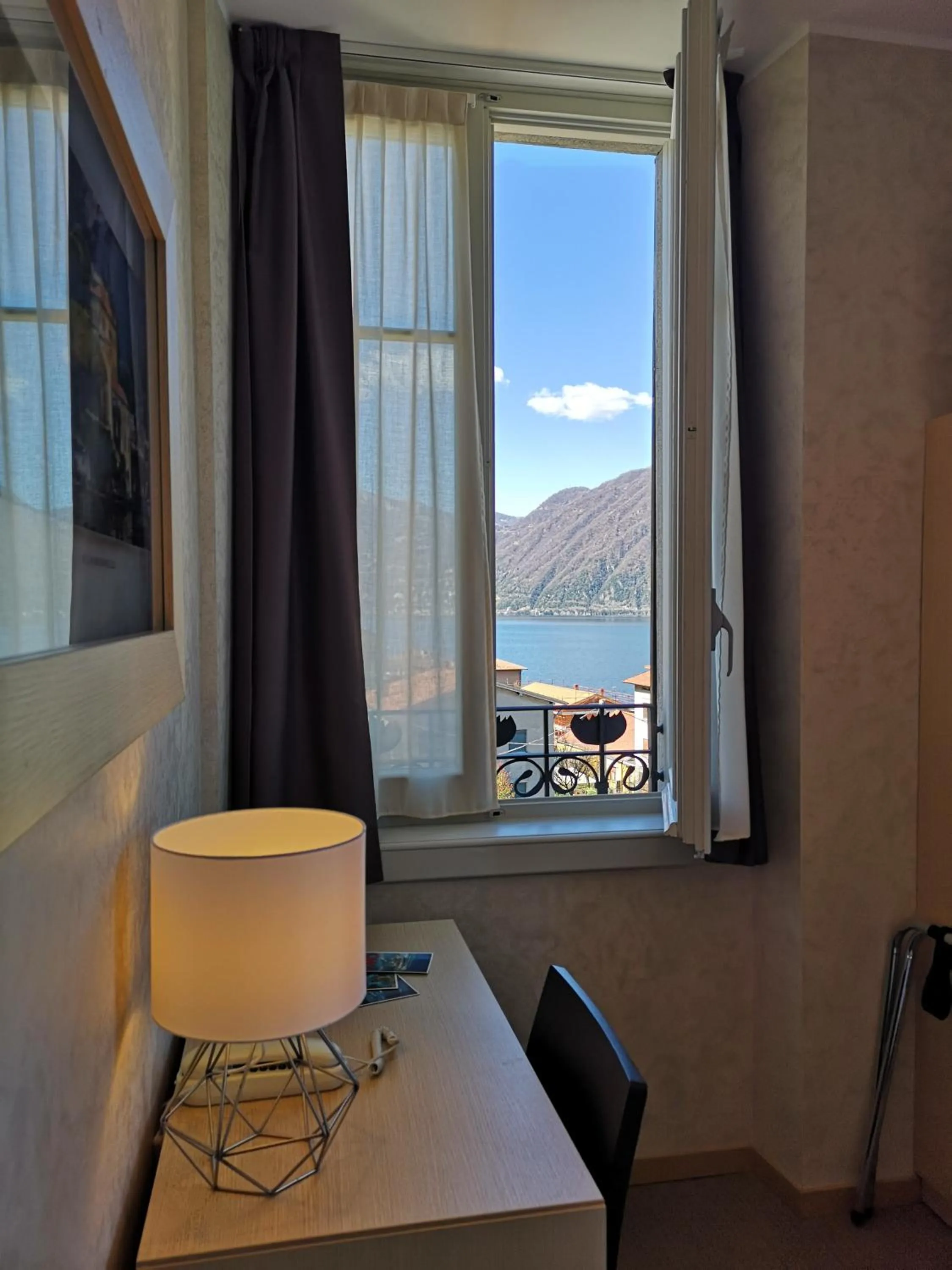 Lake view in Hotel Helvetia