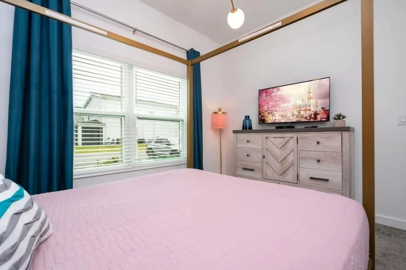 Bed in Gorgeous 4 Bd w Pool at Storey Lake Resort 4277