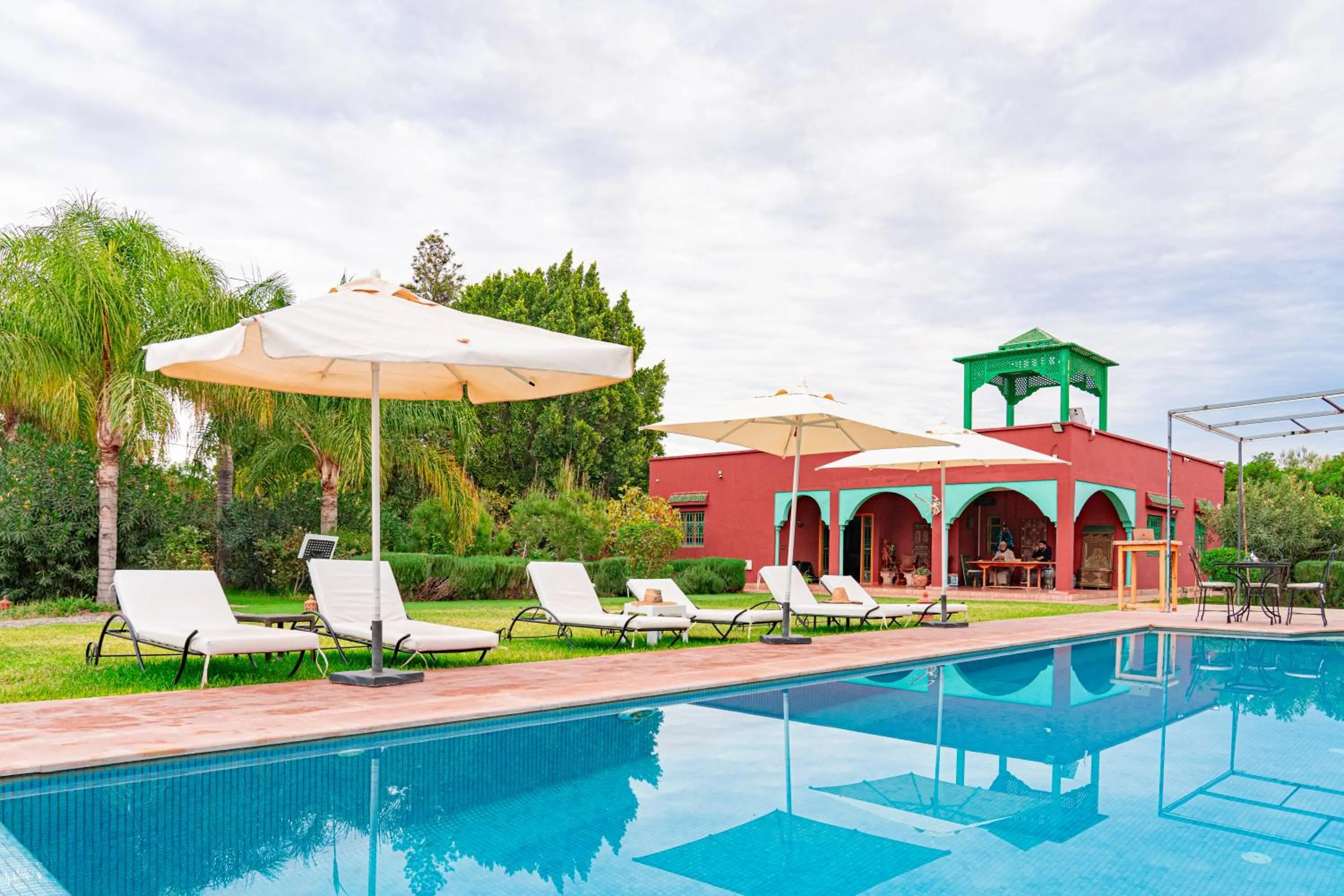 Garden view in Villa Baddi Marrakech