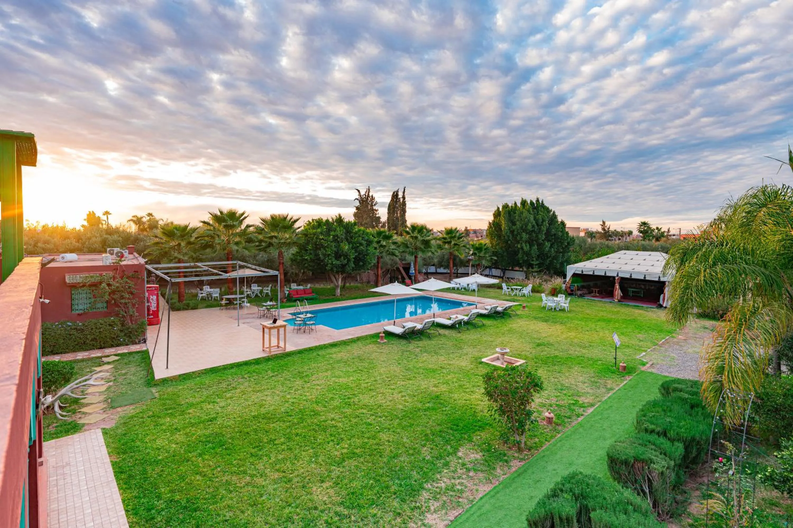 Natural landscape in Villa Baddi Marrakech