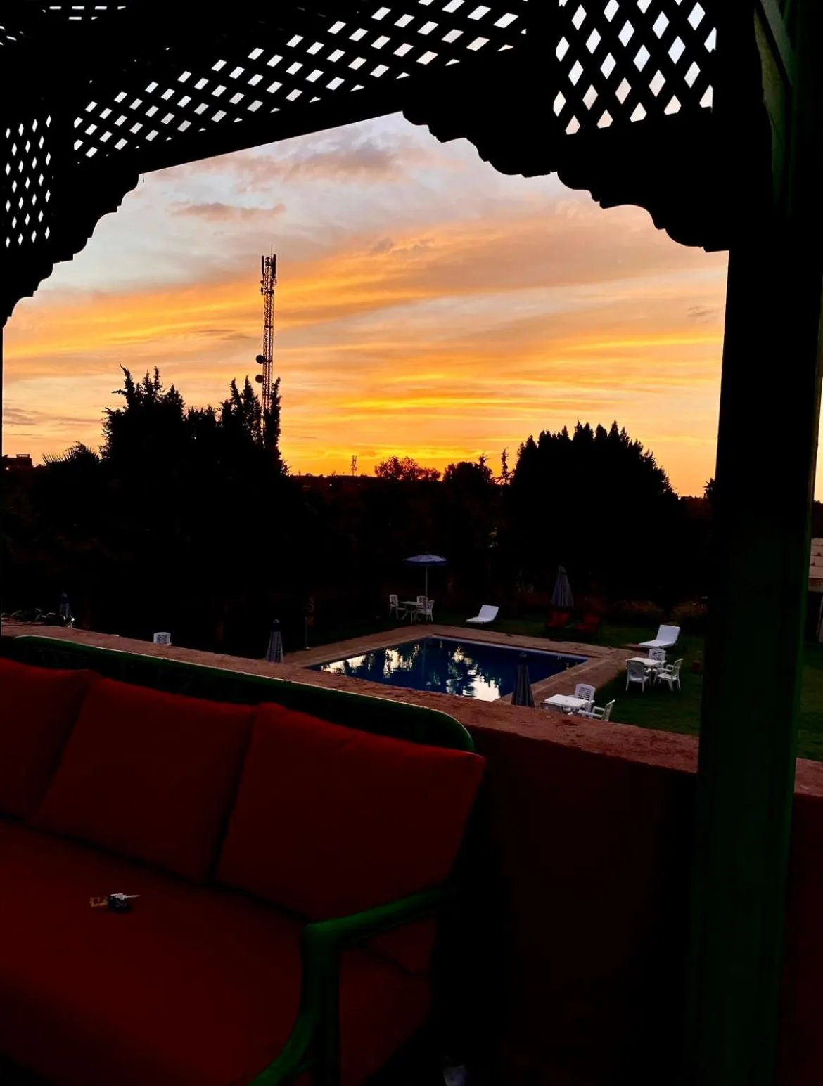 Natural landscape in Villa Baddi Marrakech