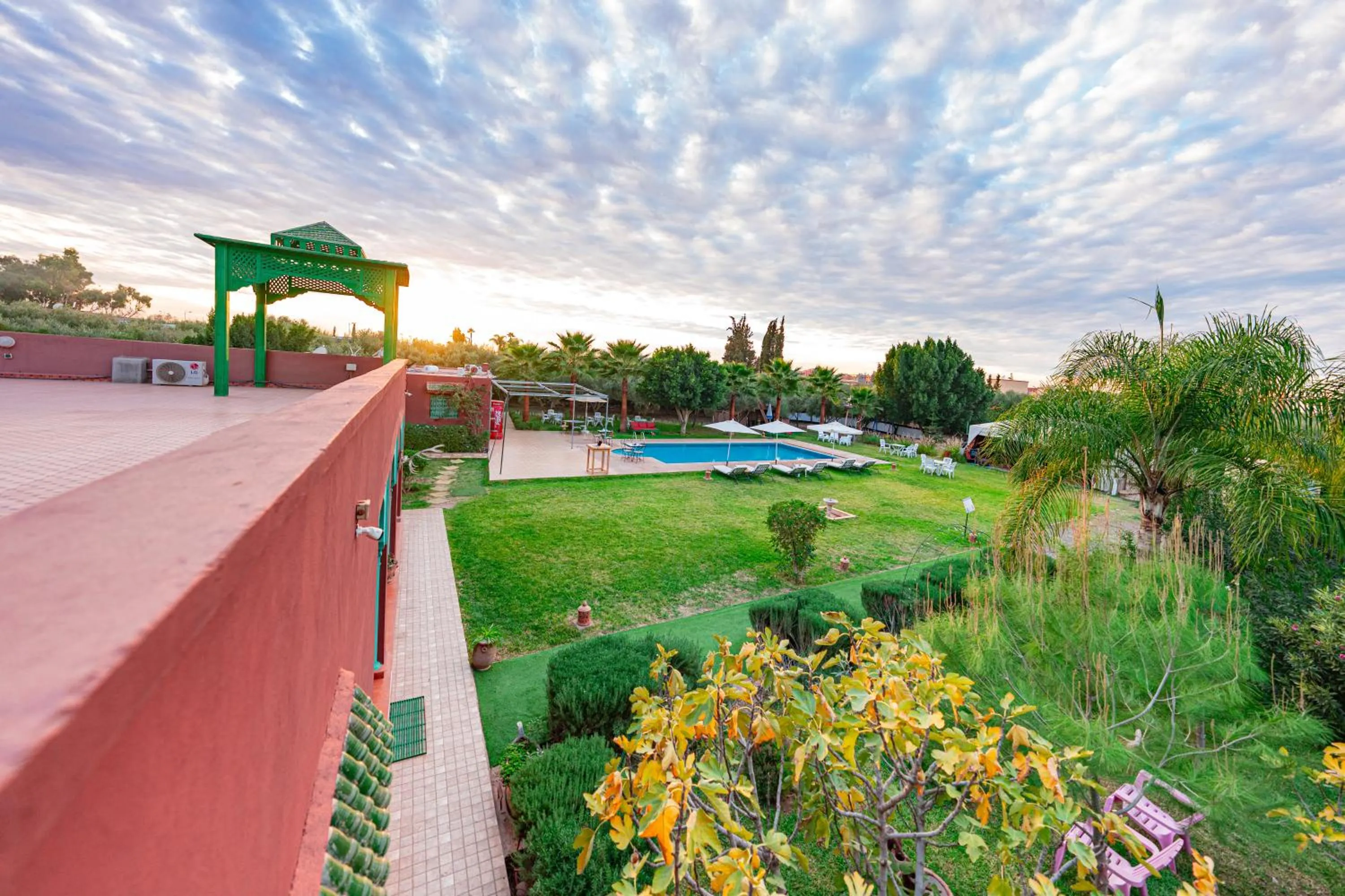 Natural landscape in Villa Baddi Marrakech