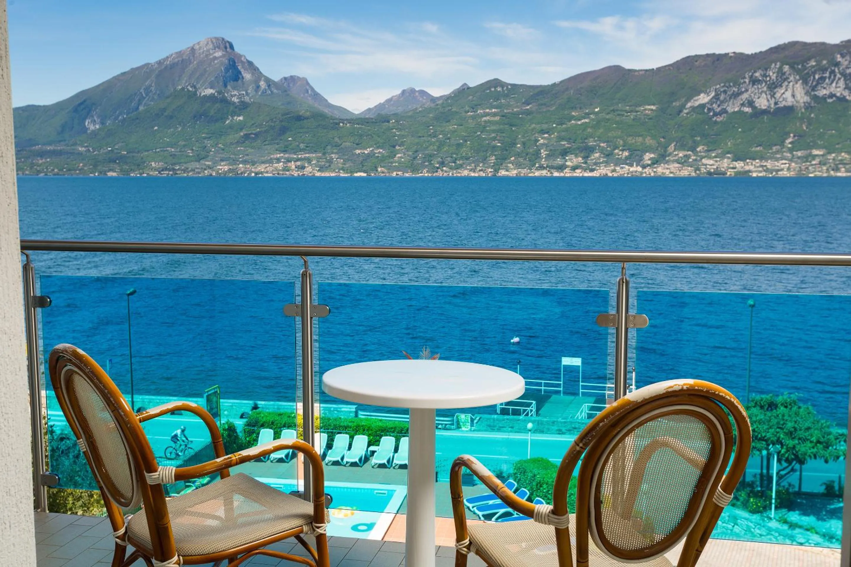 Balcony/Terrace in Hotel Caribe - Garda Lake Collection