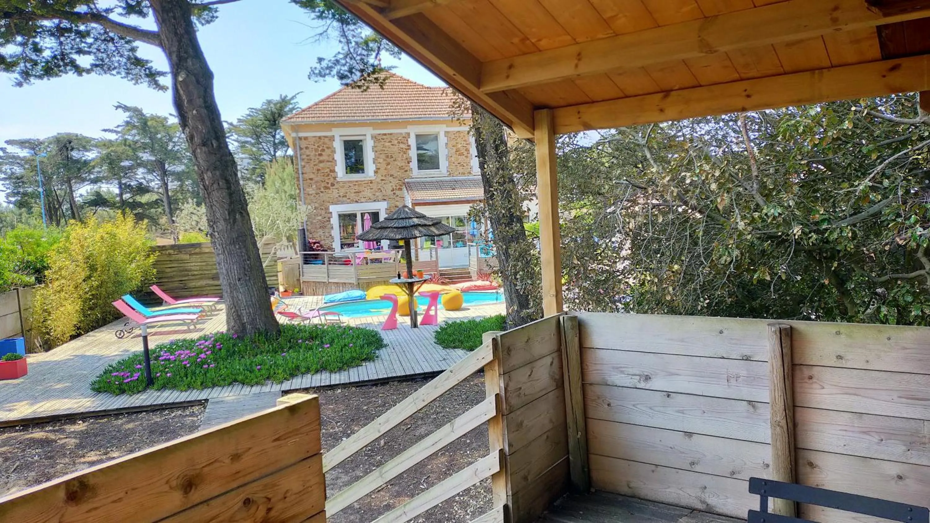 Balcony/Terrace in Le Gage location de vacance à la semaine