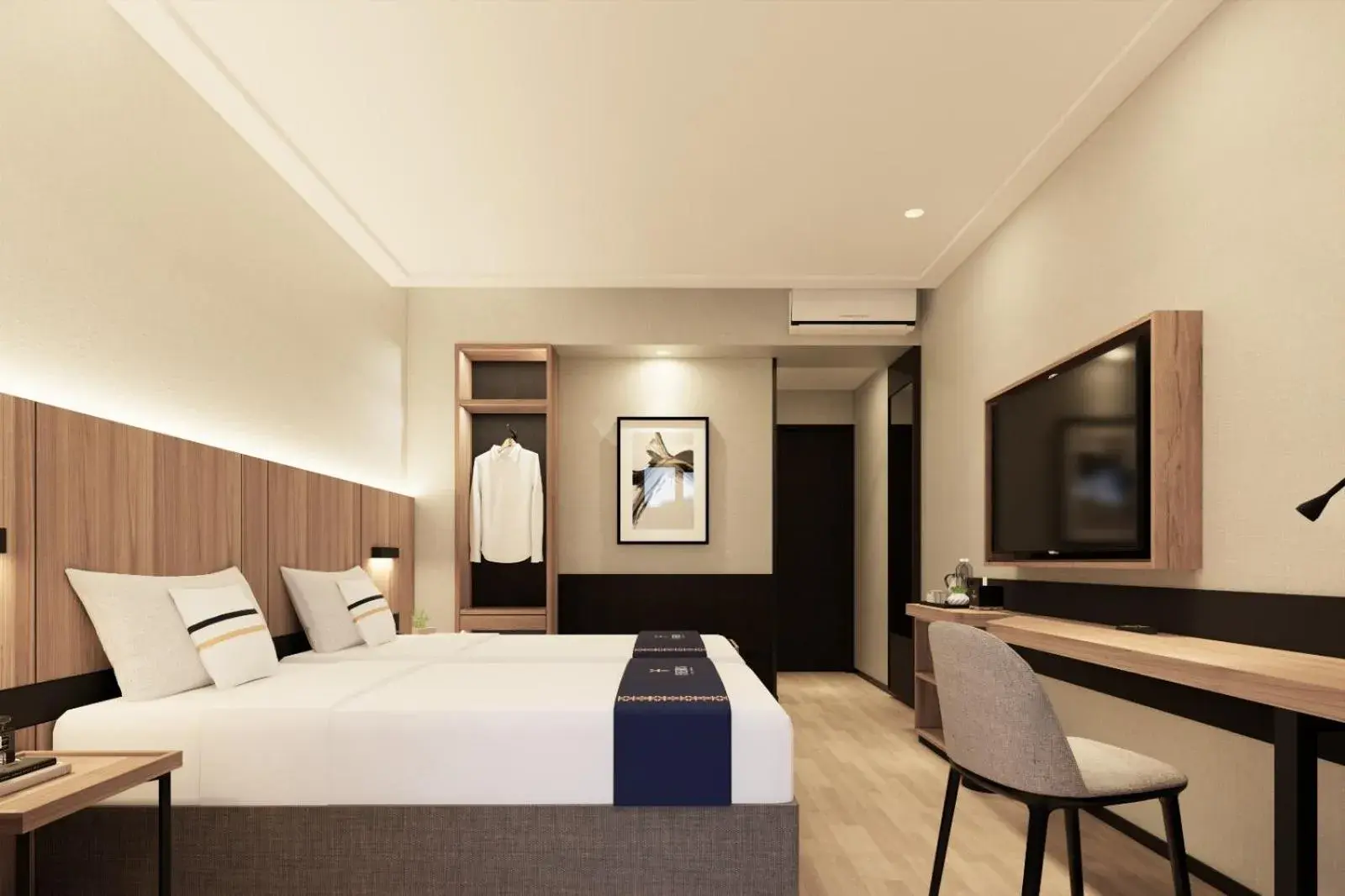 Twin Room in Fieris Hotel & Convention Kertajati Twin Room in Fieris Hotel & Convention Kertajati