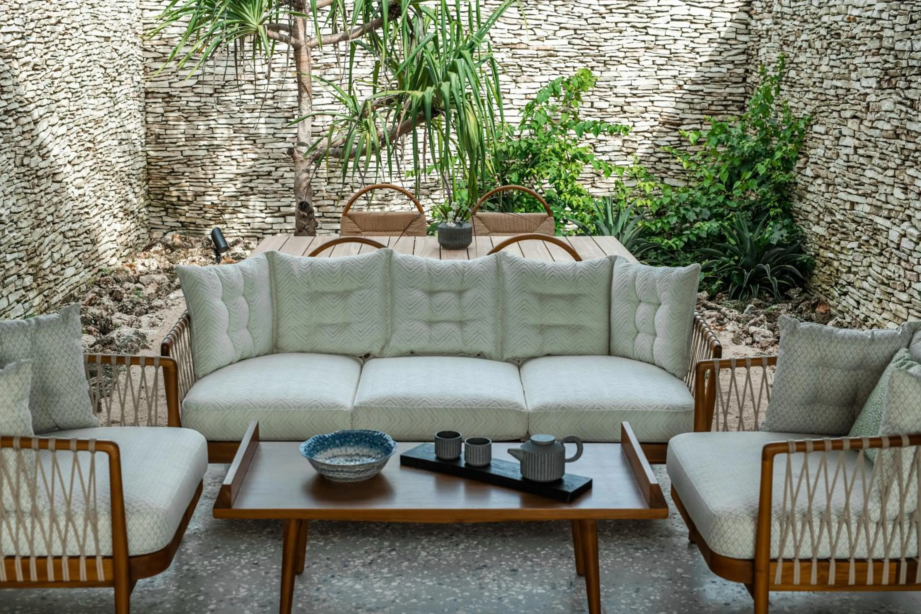Seating area in Cap Karoso Sumba - a member of Design Hotels