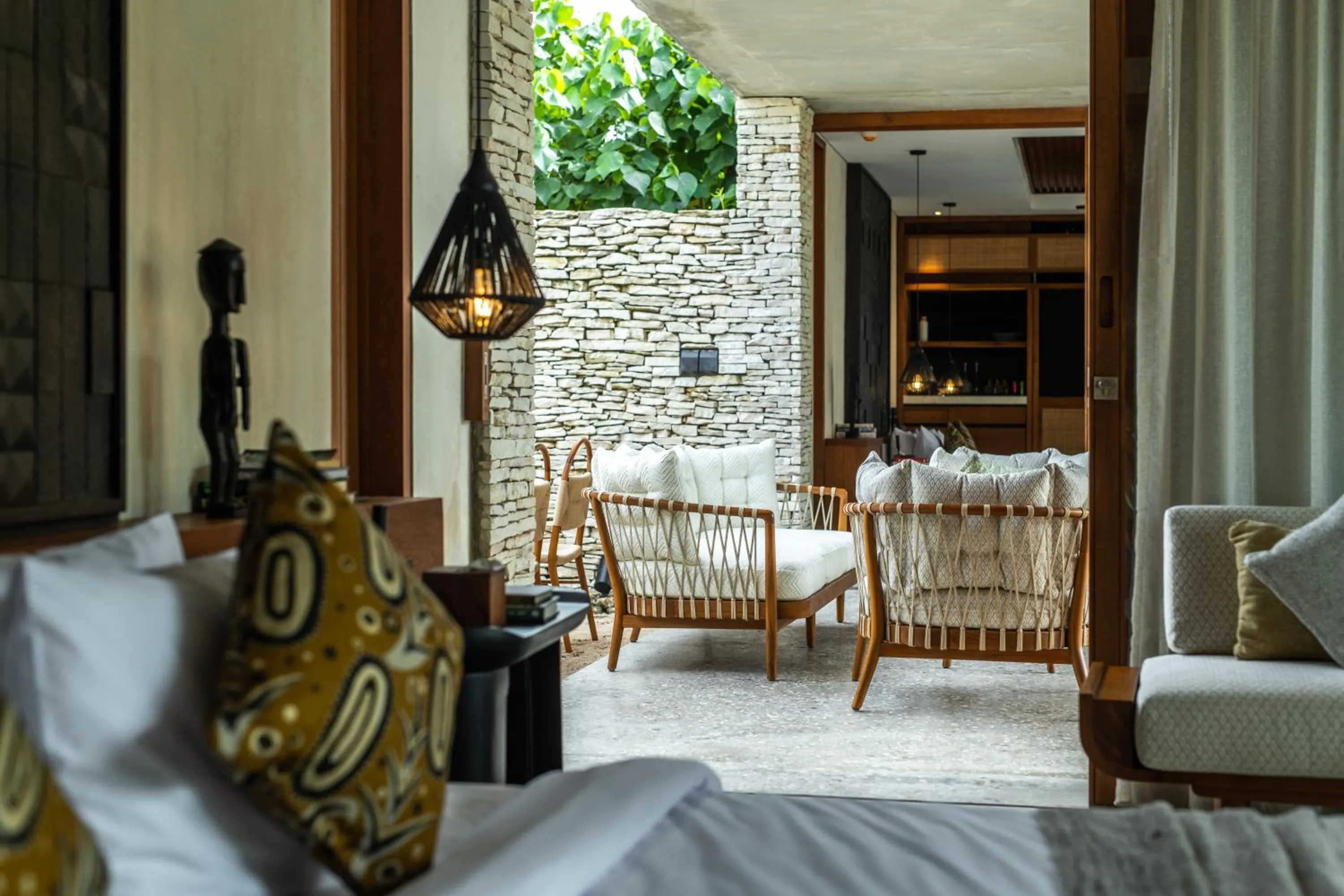 Seating area in Cap Karoso Sumba - a member of Design Hotels