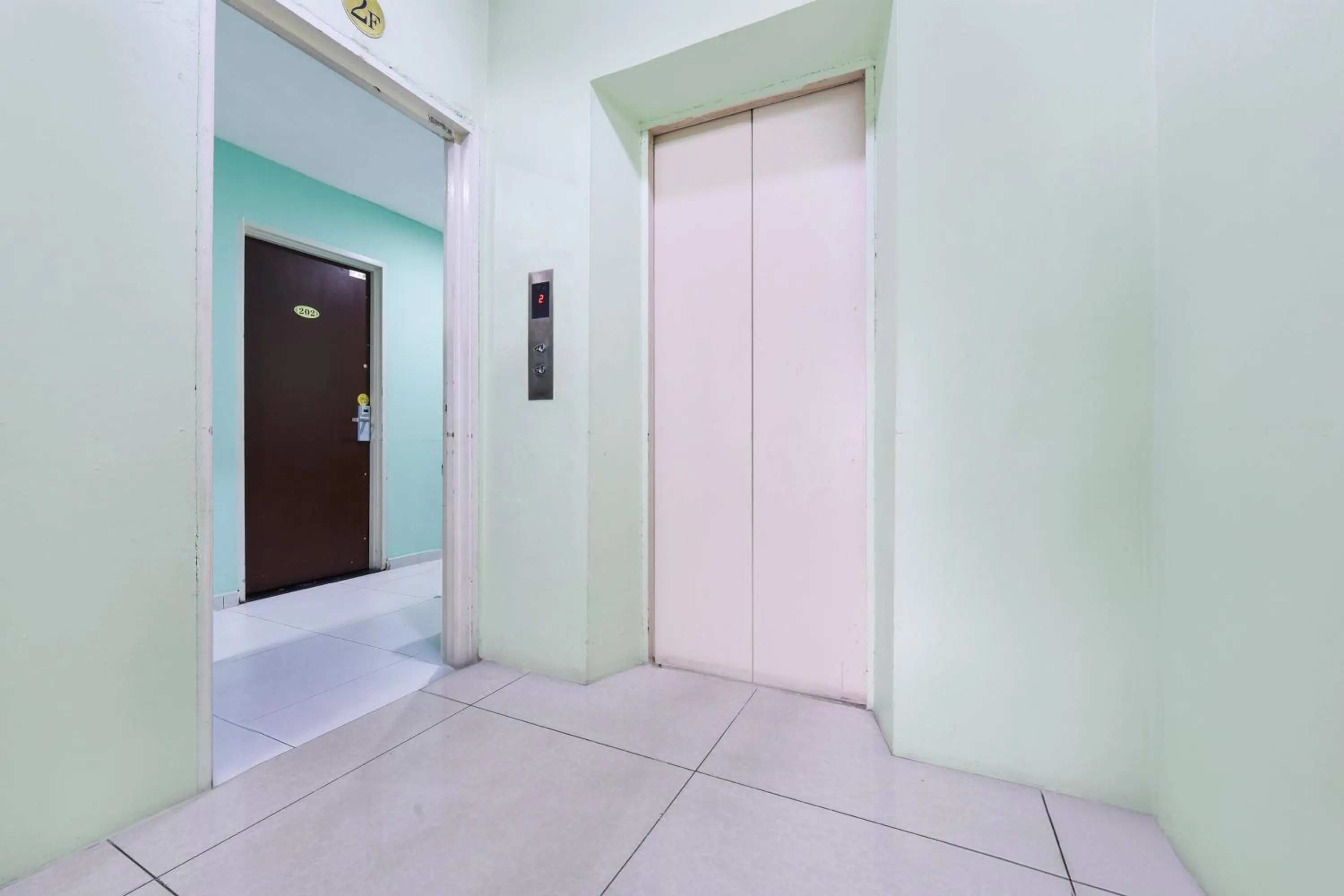 Lobby or reception in Hotel O G Home Hotel, Kota Bharu, Kelantan.