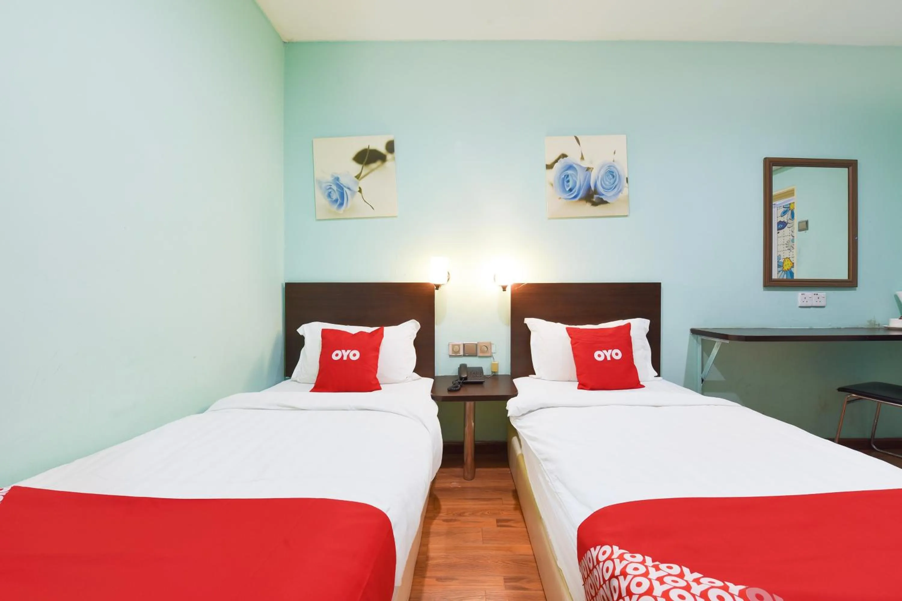 Bedroom, Bed in Hotel O G Home Hotel, Kota Bharu, Kelantan.