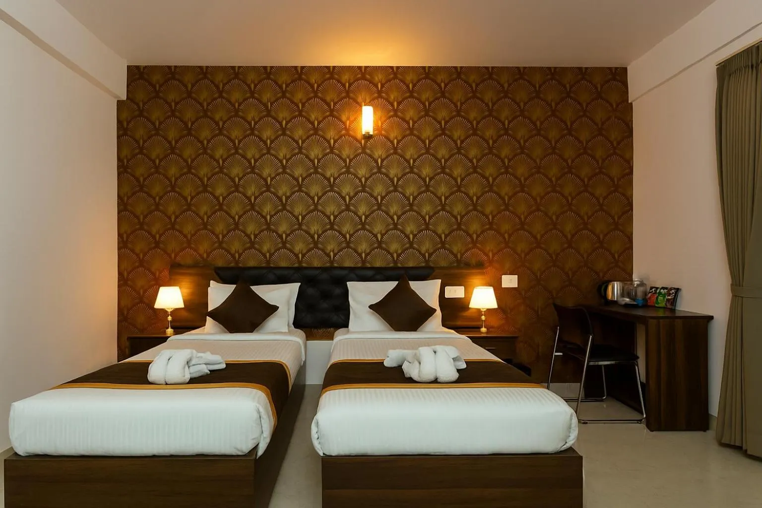 Photo of the whole room, Bed in Sai Bliss International, Manyata Tech Park