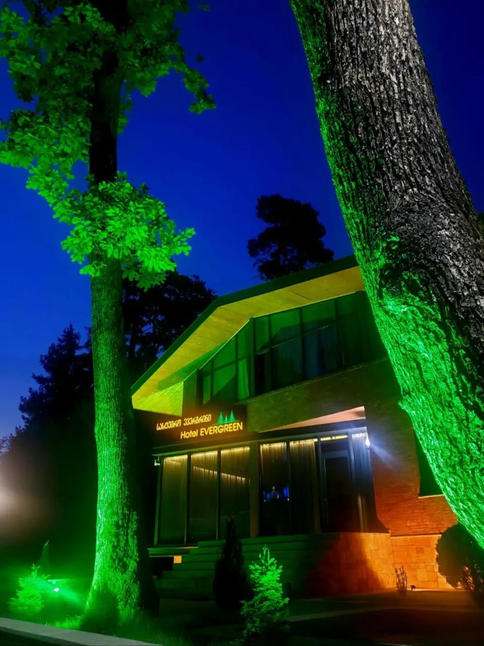 Property building in Hotel Evergreen