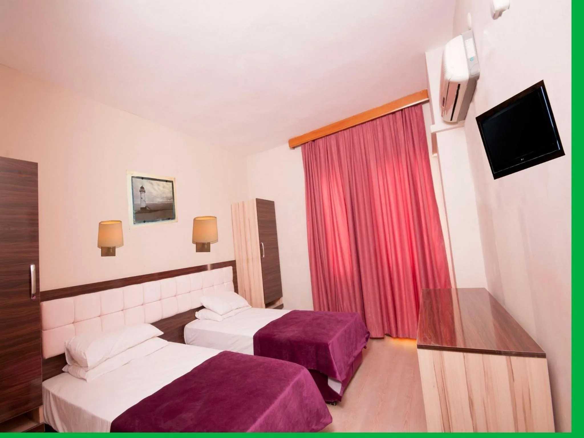 Bed in Rosy Hotel Marmaris