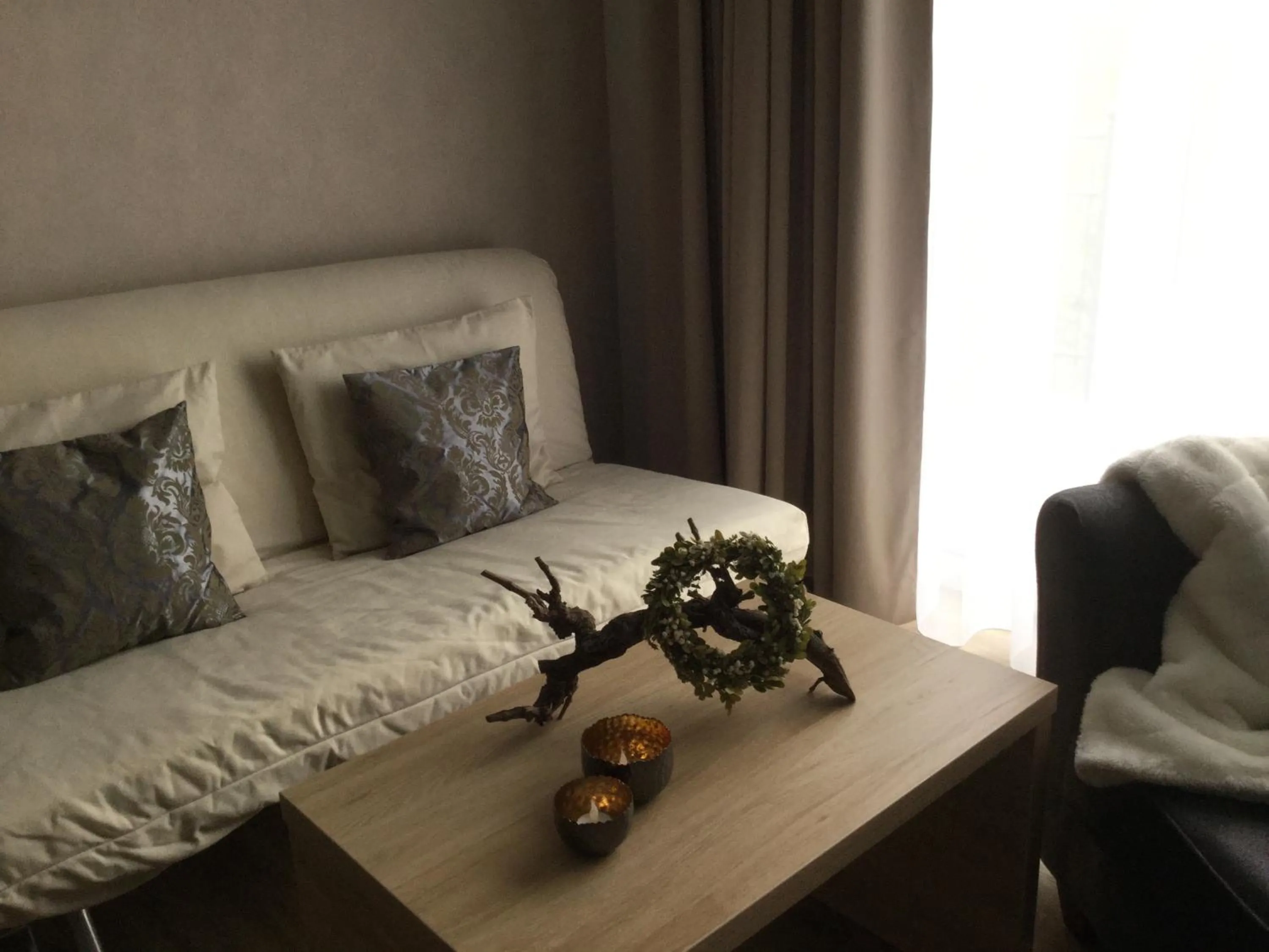 Decorative detail, Bed in Weingut Bastian