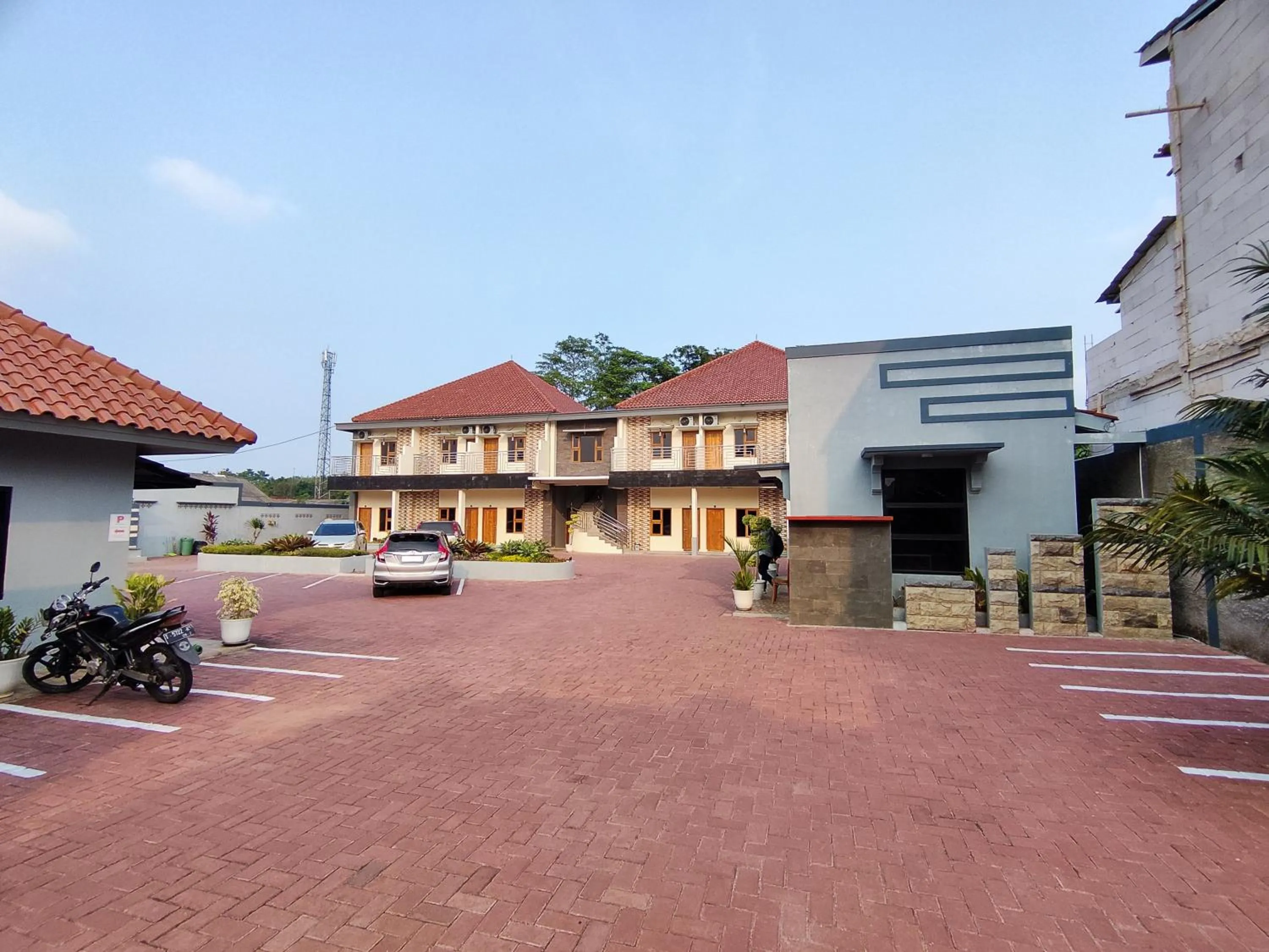 Quiet street view in Hotel Cibening