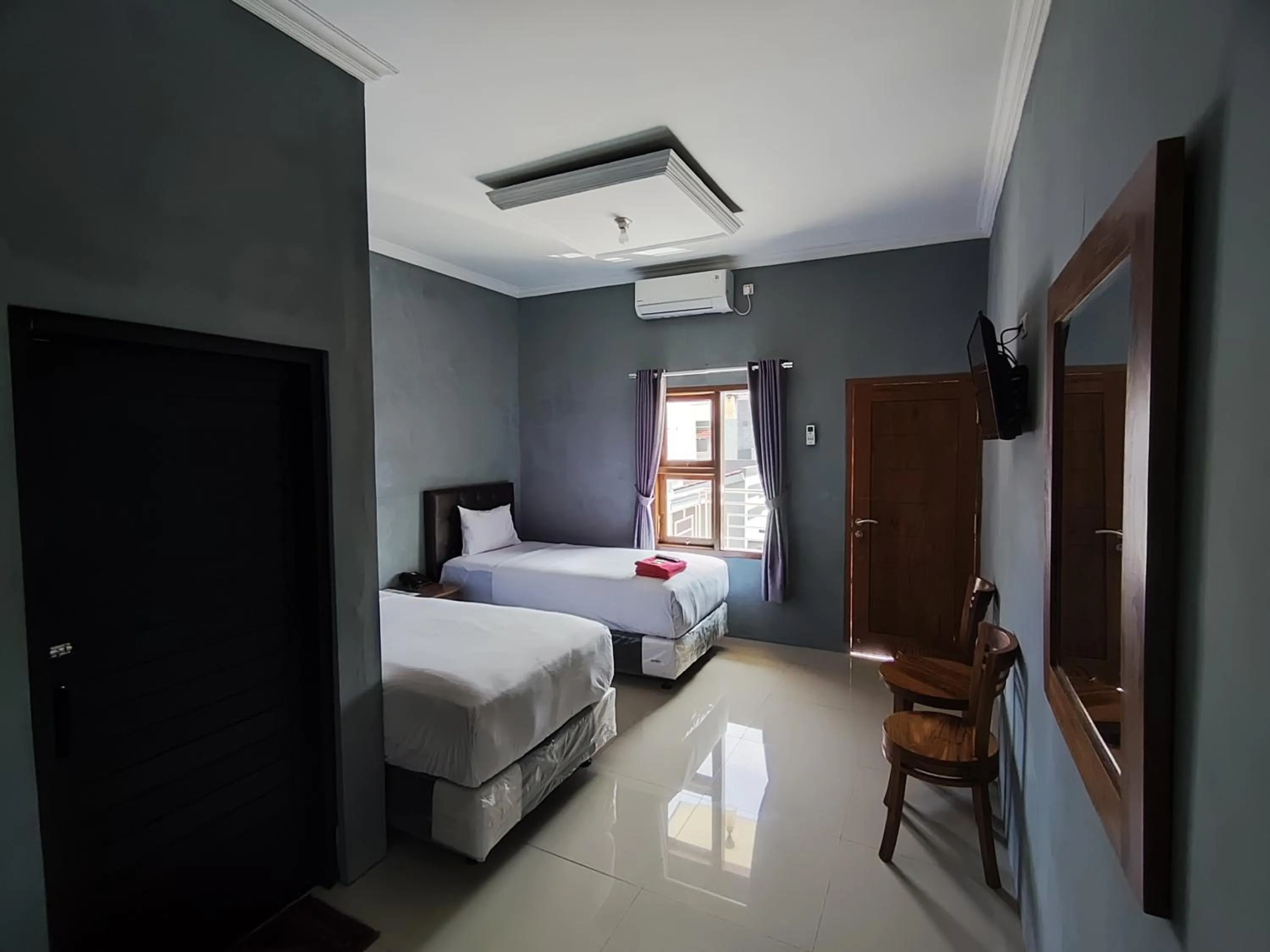 Bed in Hotel Cibening