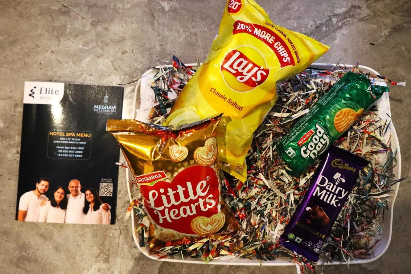 Food in The Elite Hotel