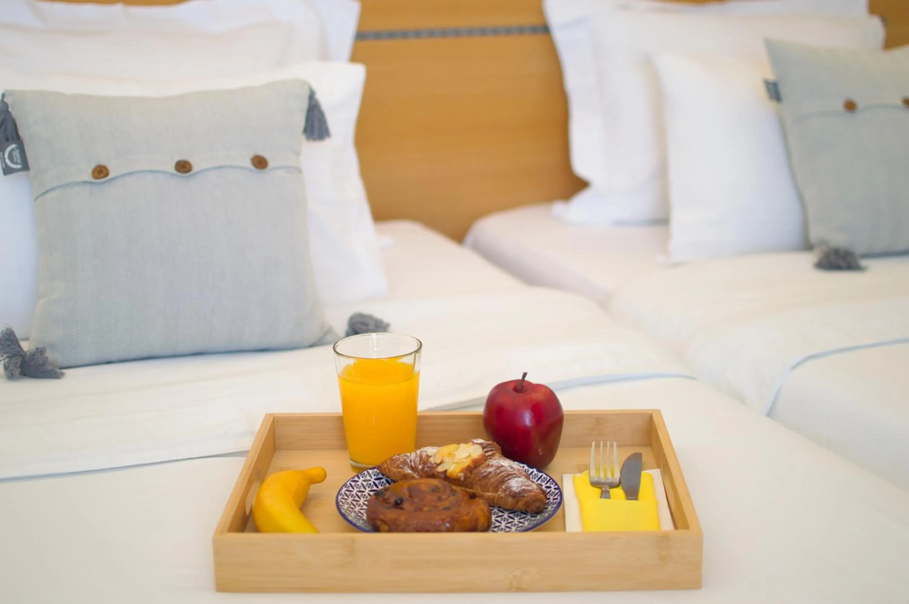 Bed in Acropol Hotel