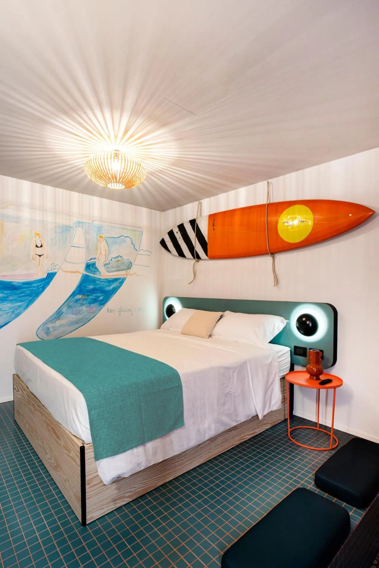 Bedroom, Bed in Hotel Albatros