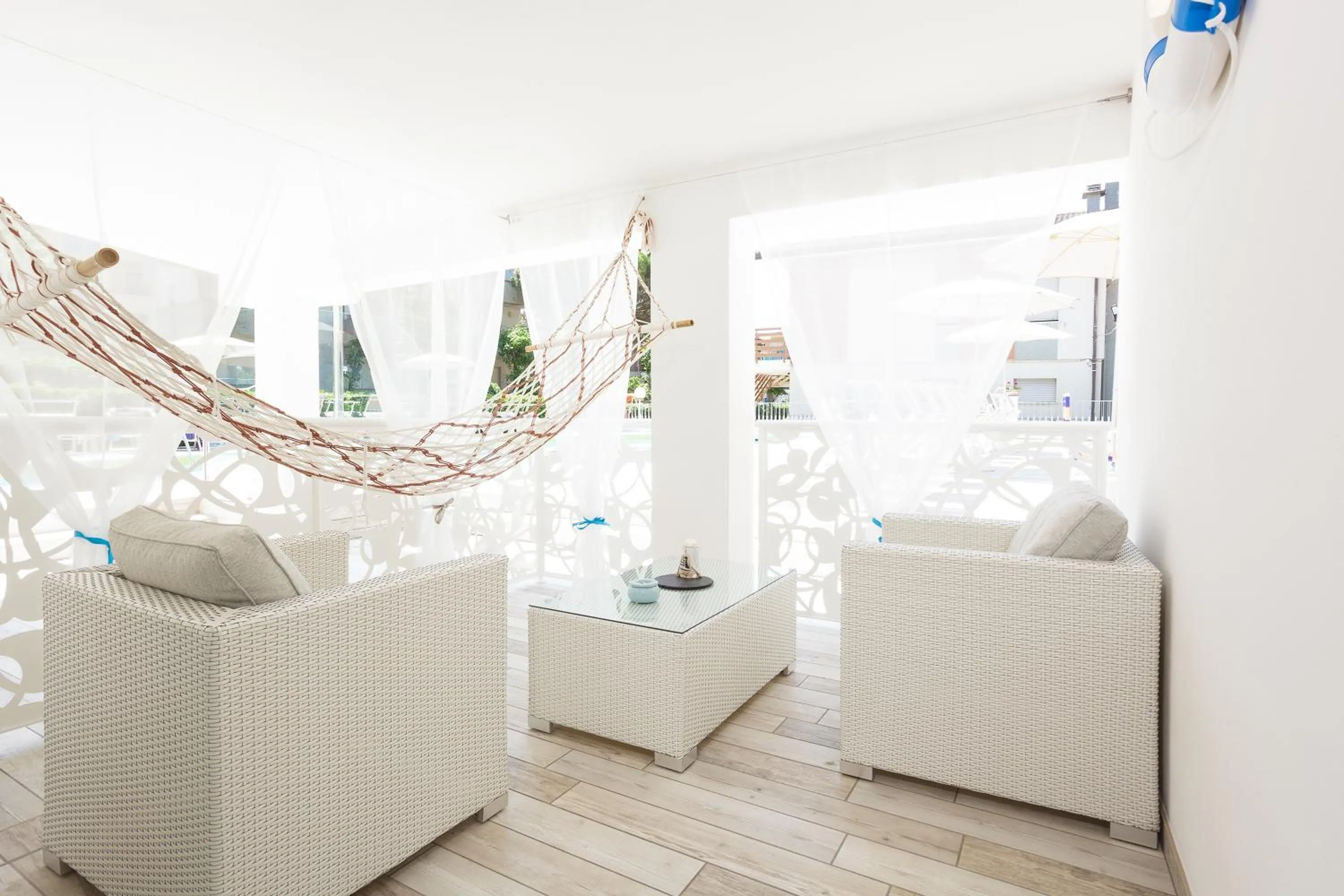 Patio in Hotel Albatros